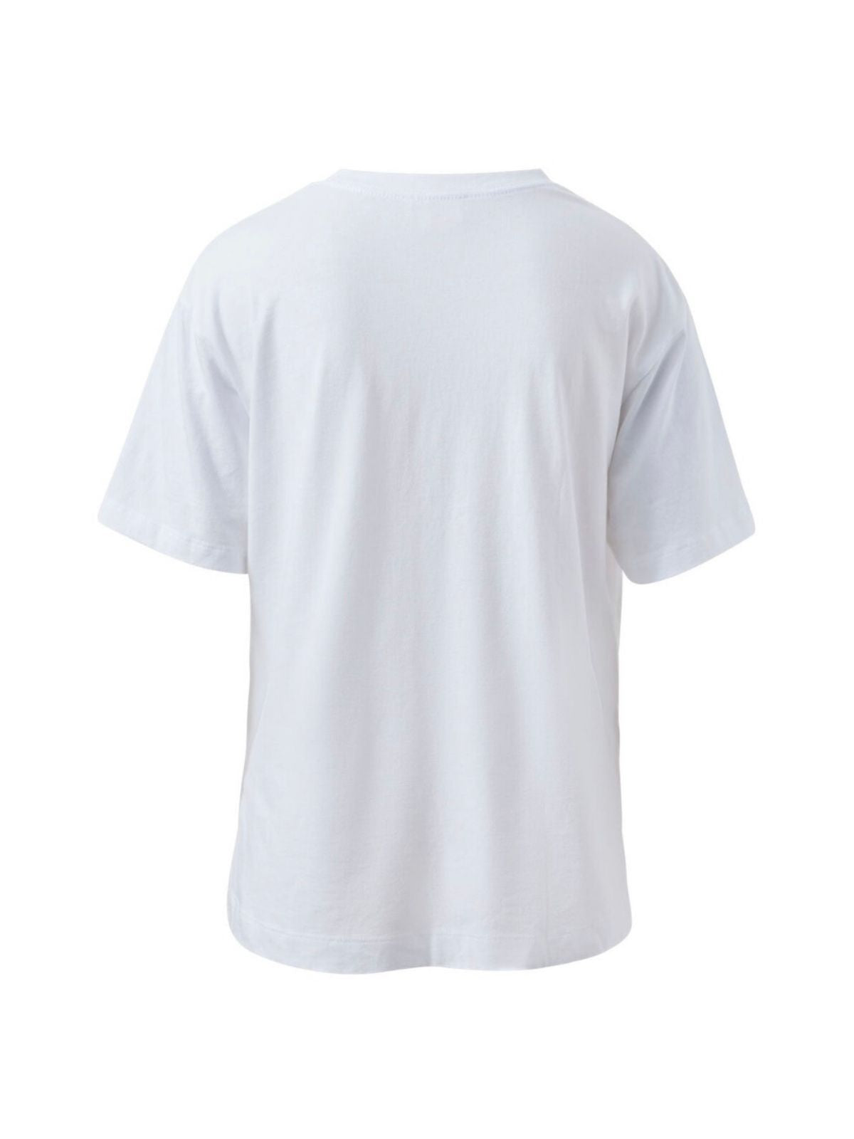 Stevie Slouchy Tee | White/Chilli EST