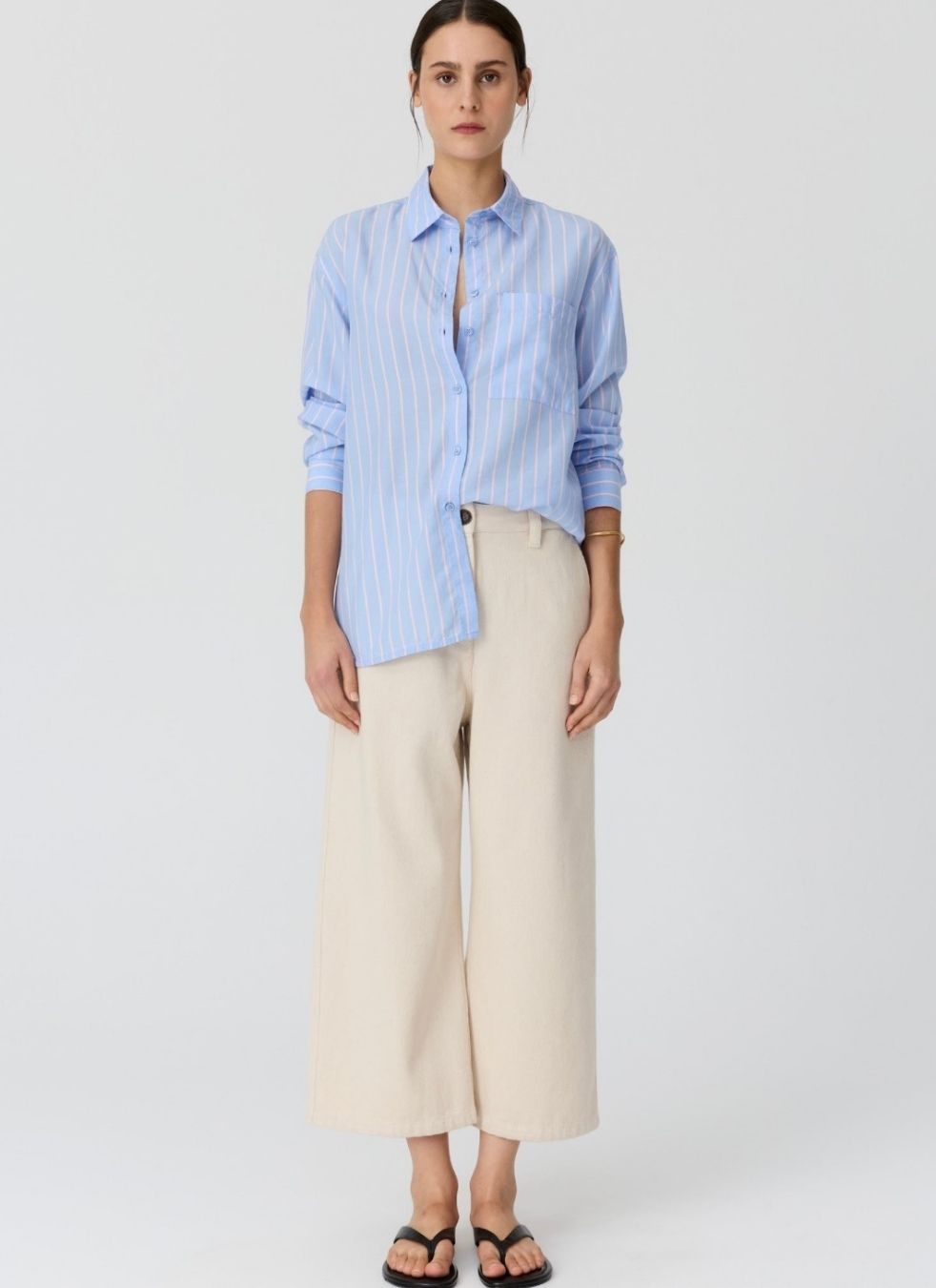 Aubin LS Shirt | Blue/Pink