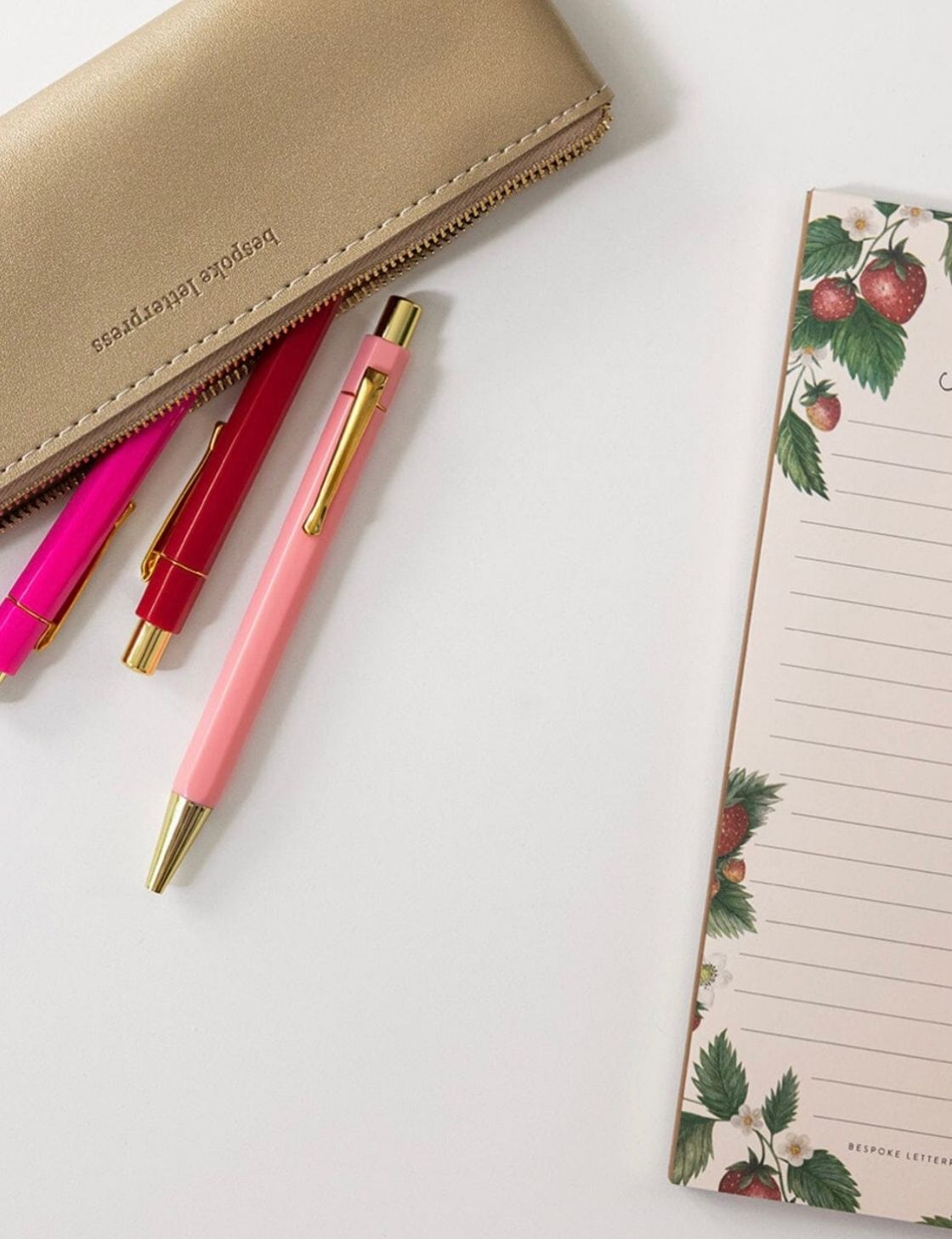 Shopping List DL Notepad| Strawberries