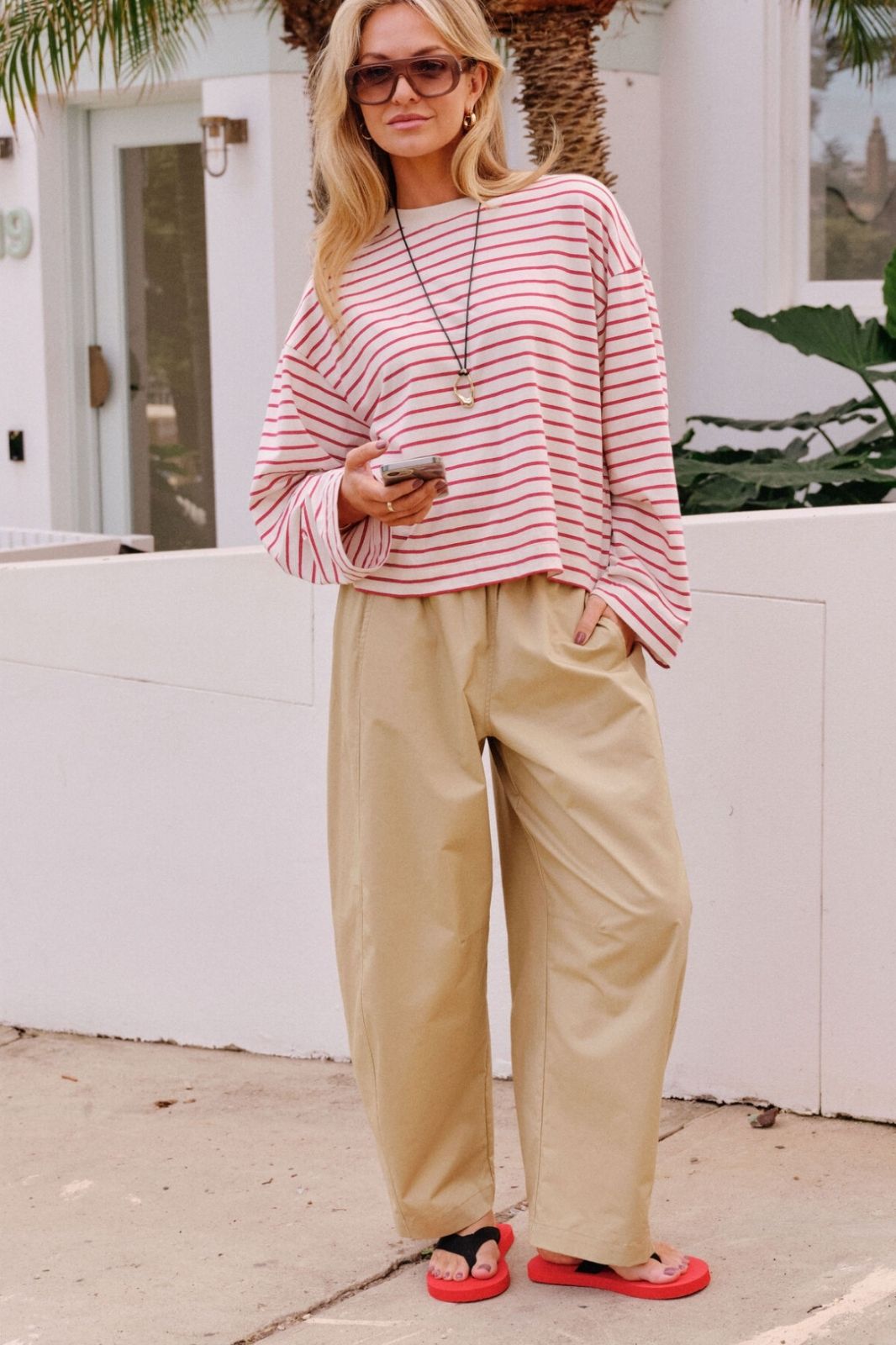 Bella Barrel Pant | Burnt Butter