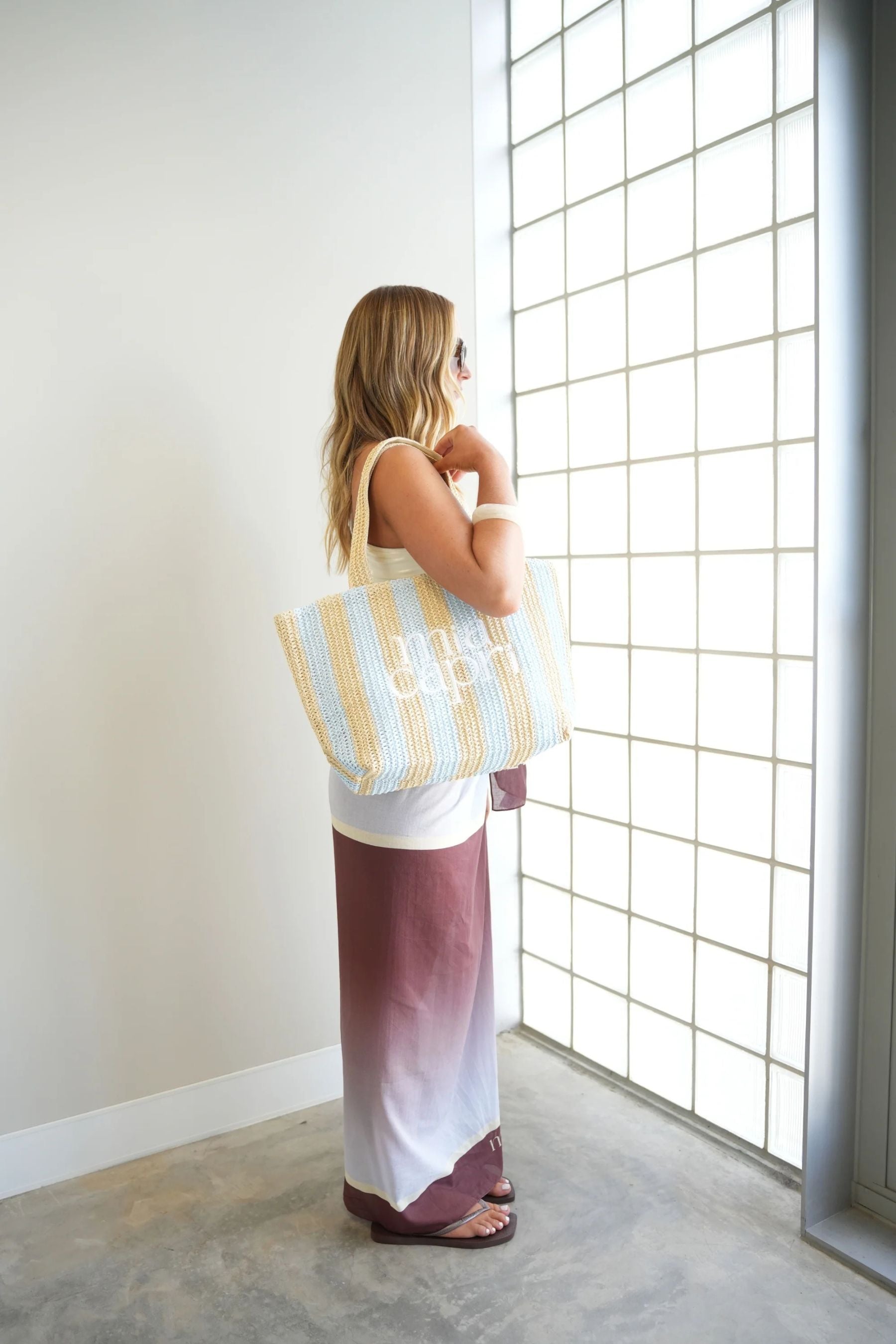 Mia Capri Sarong | Sky