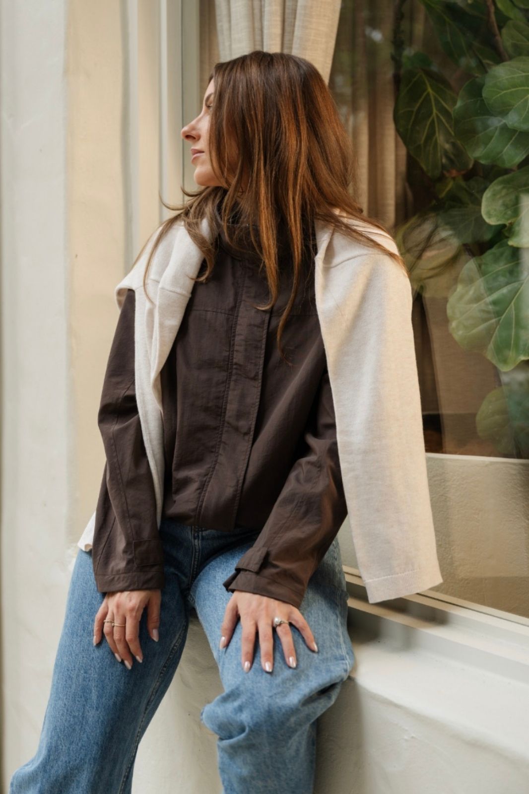Blake Windbreaker | Chocolate