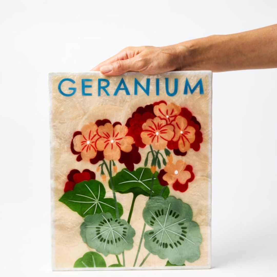 Market Wall Art | Geranium