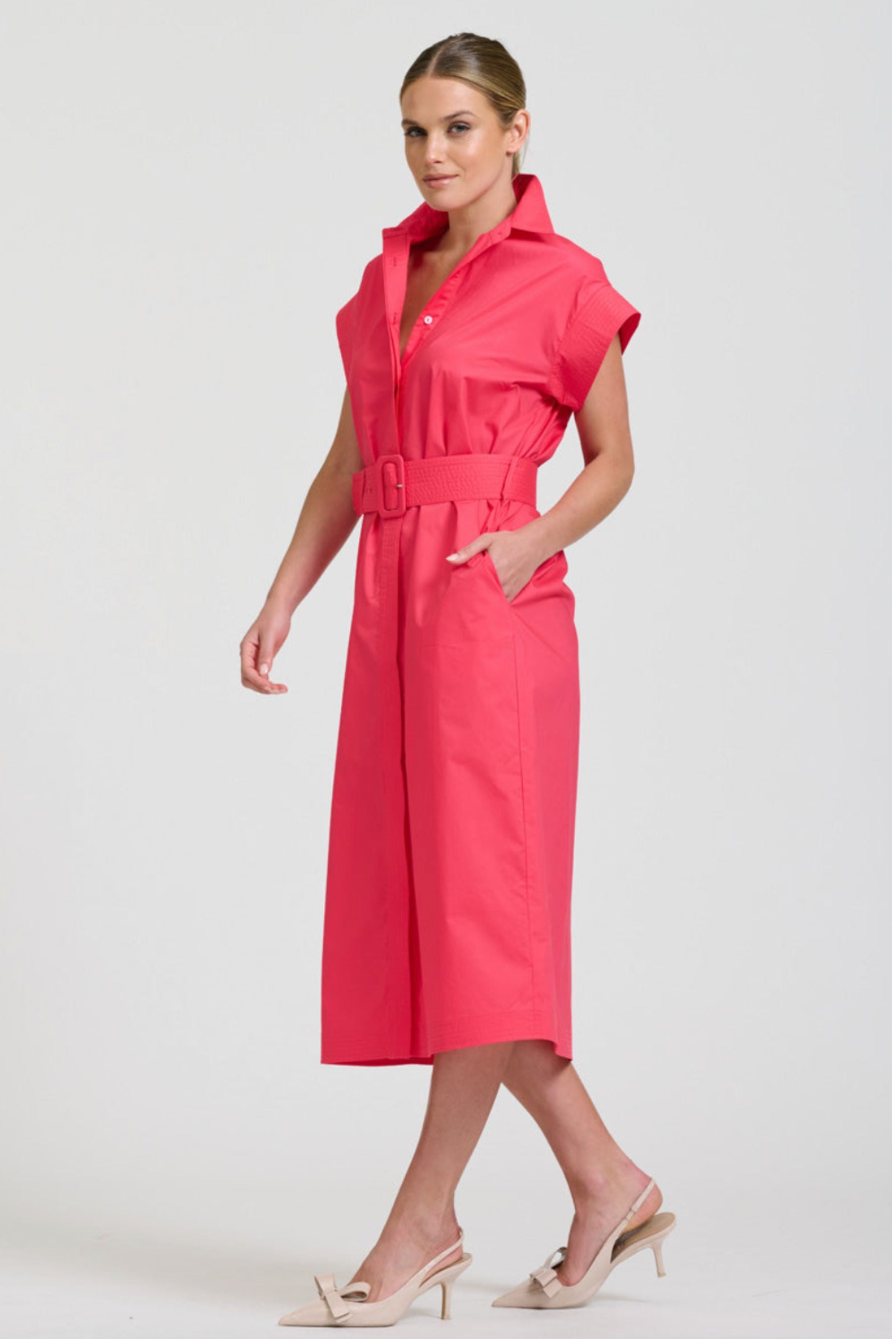 The Fifi Shirt Dress | Berry Crush