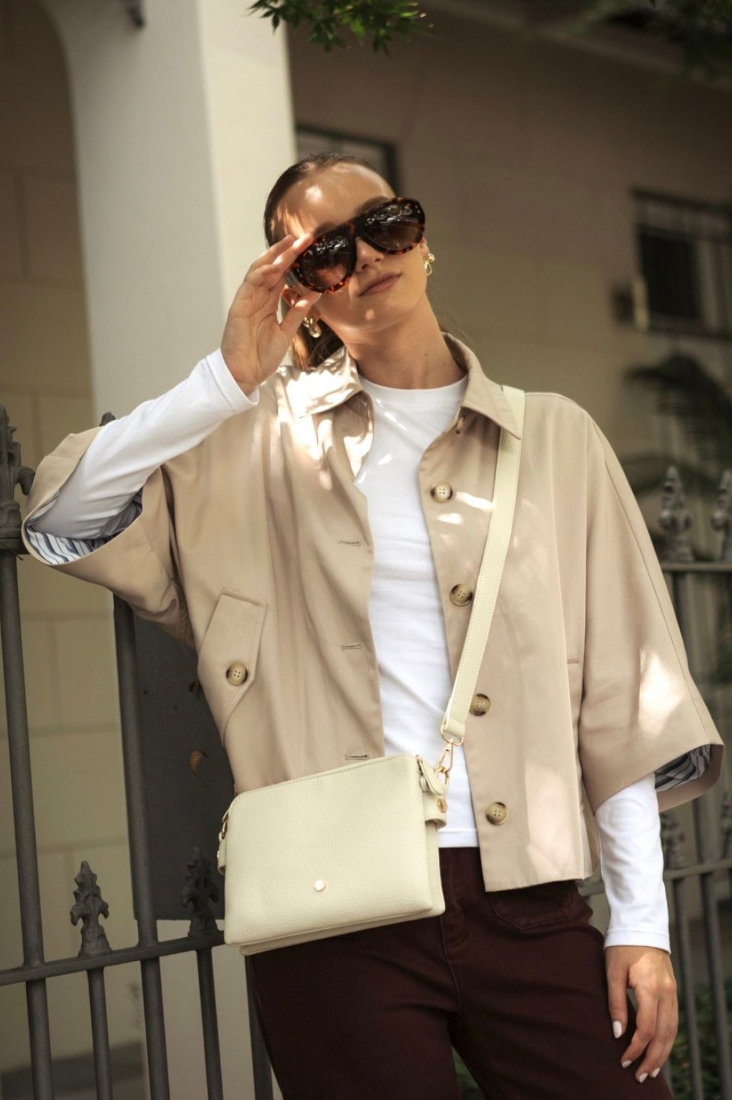 Margaret Cross Body Bag | Ecru