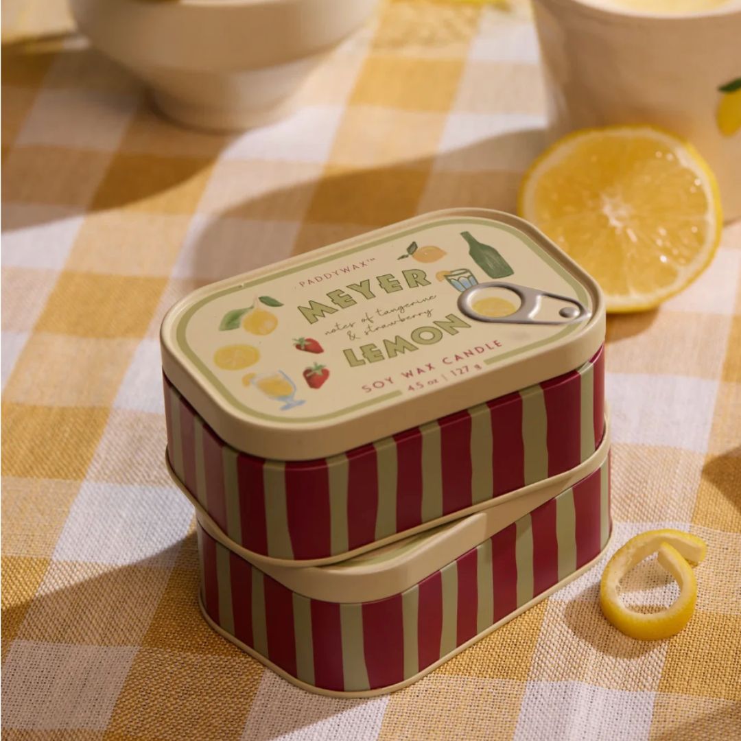 Bistro Lemon Printed Tin | Meyer Lemon
