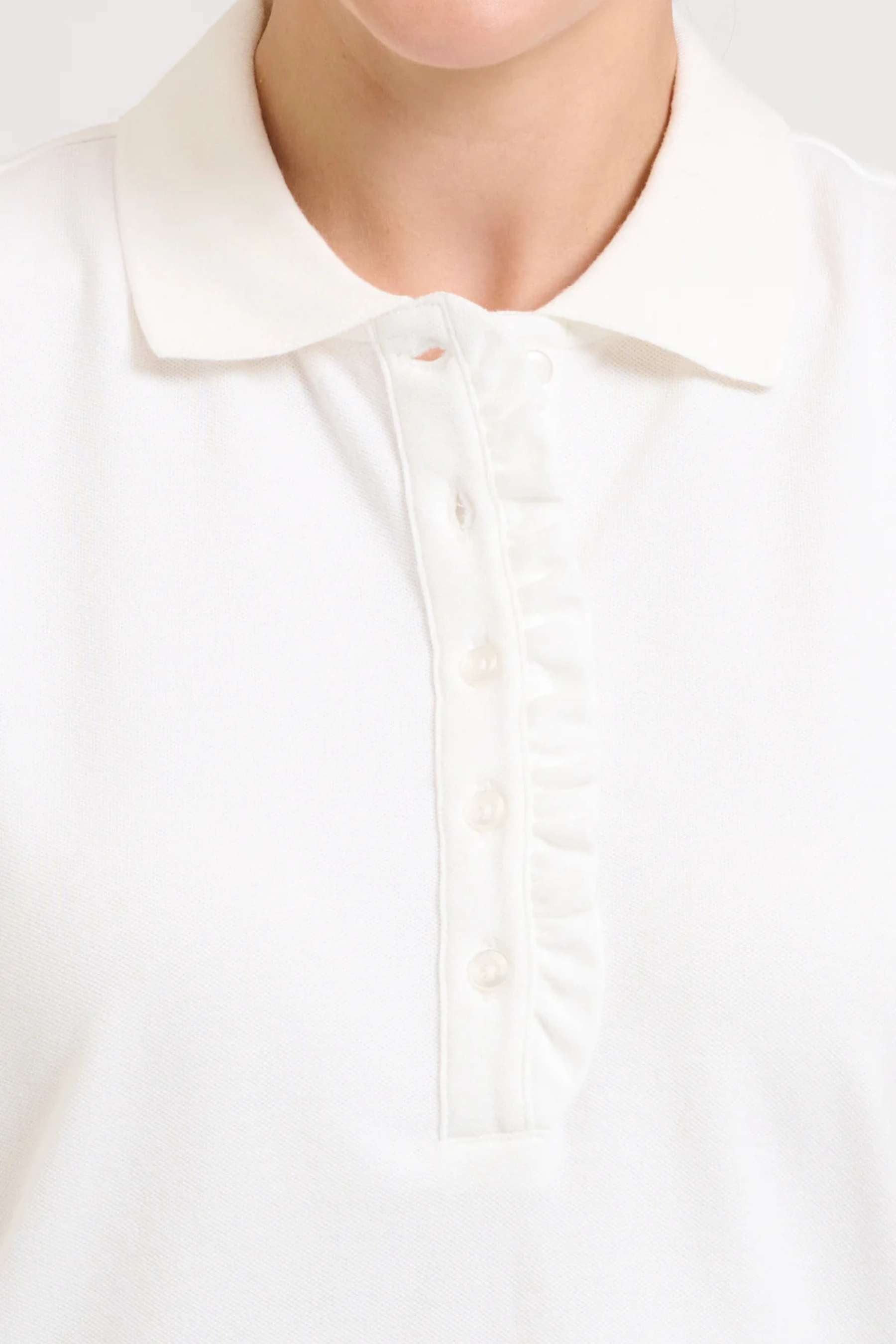 Frogmore Frill Polo | Club White