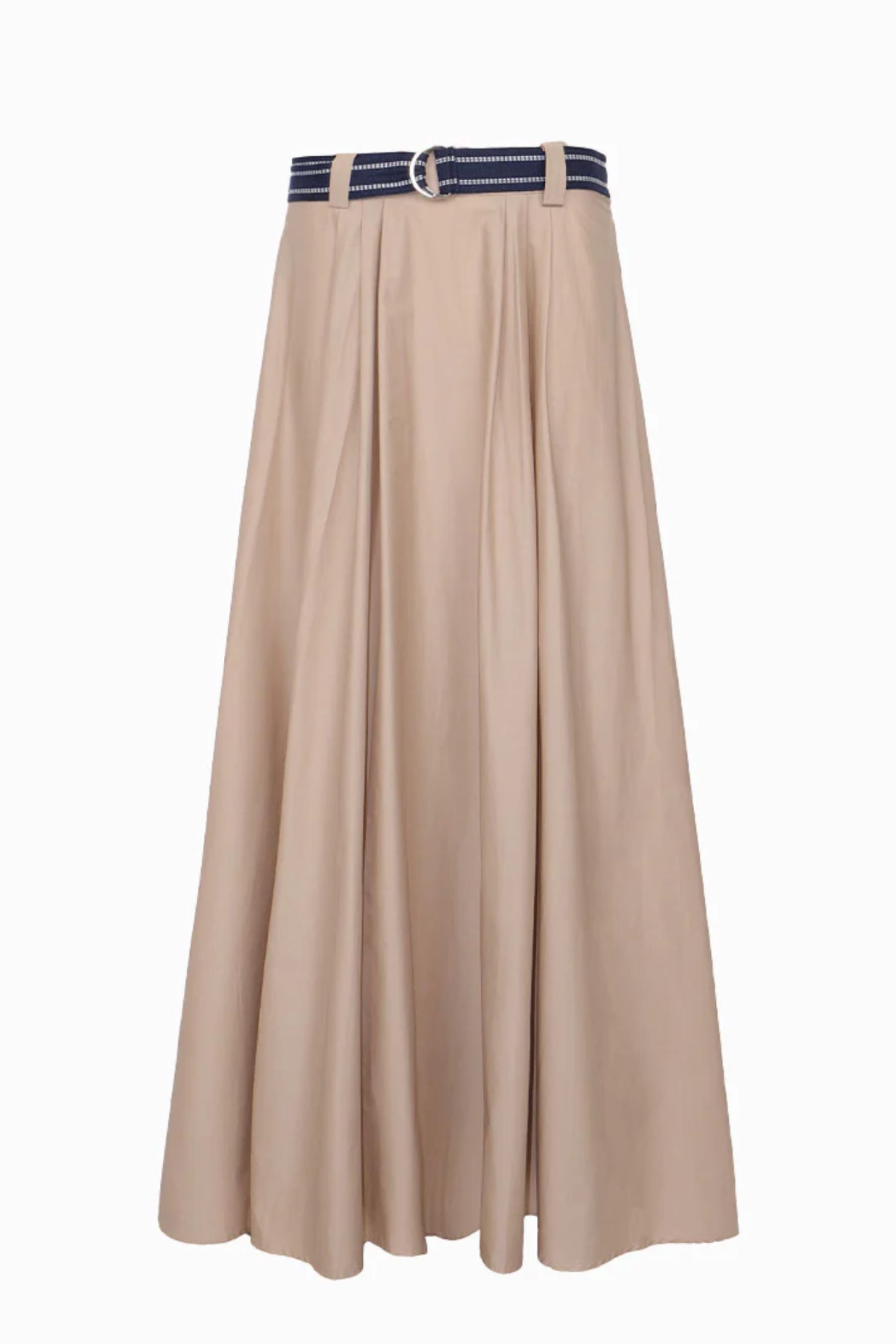 Kara Cotton Maxi Skirt | Stone