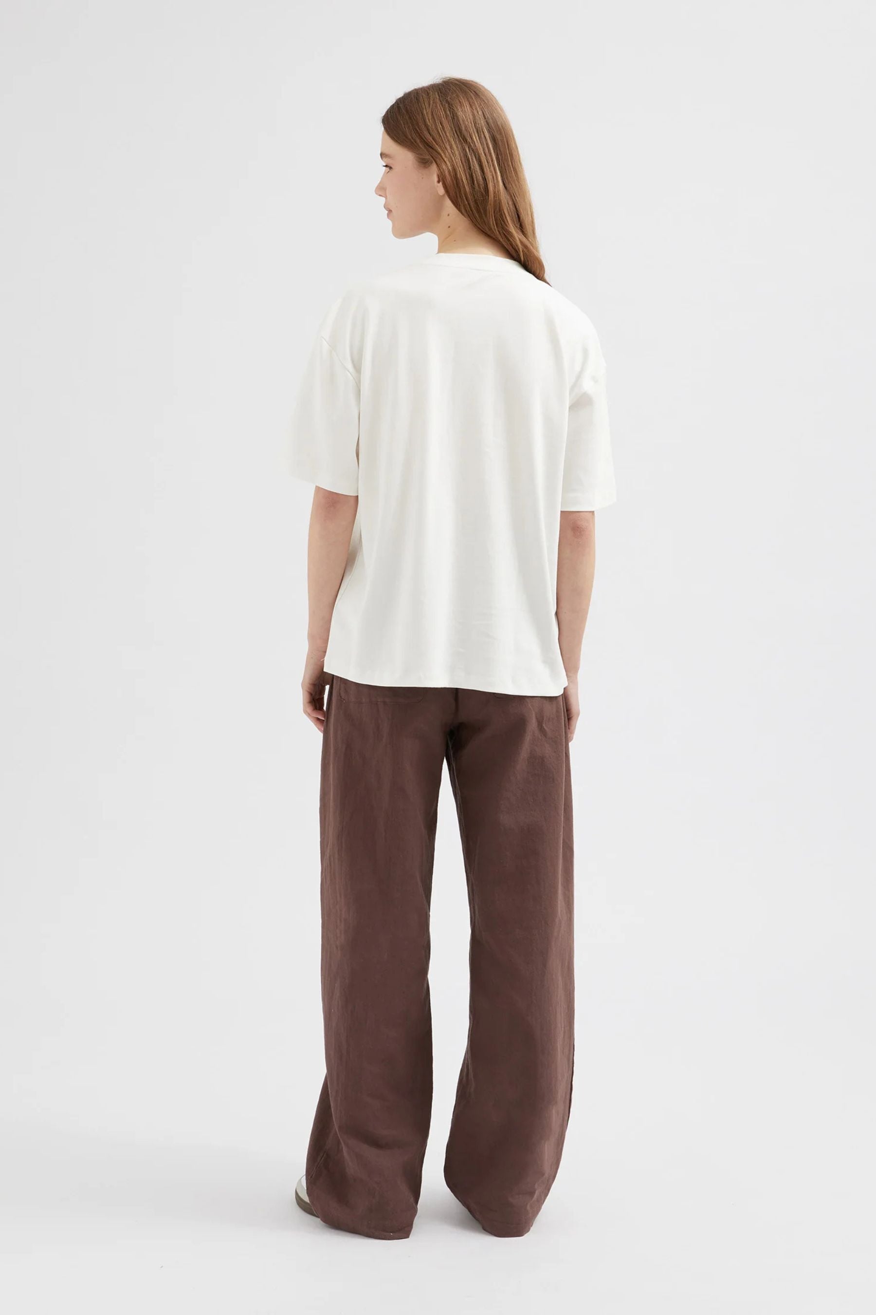 Relaxed Tie Pants | Chocolate