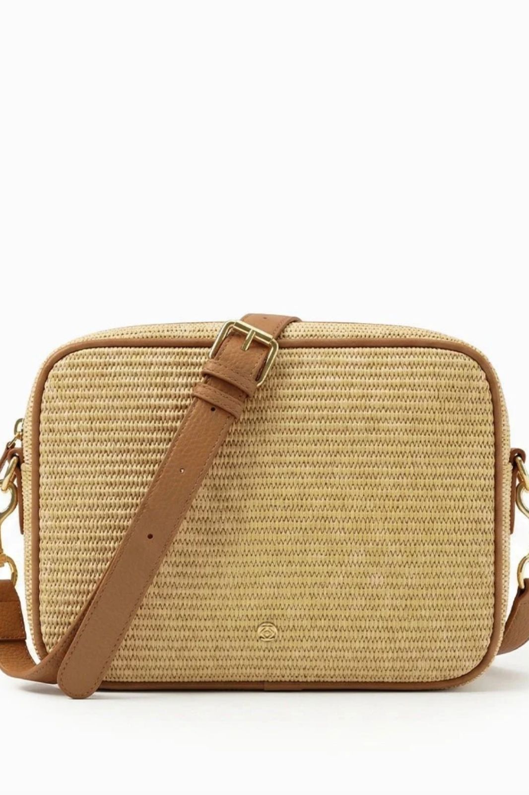 Leah Palma Stud Cross Body Bag | Tan