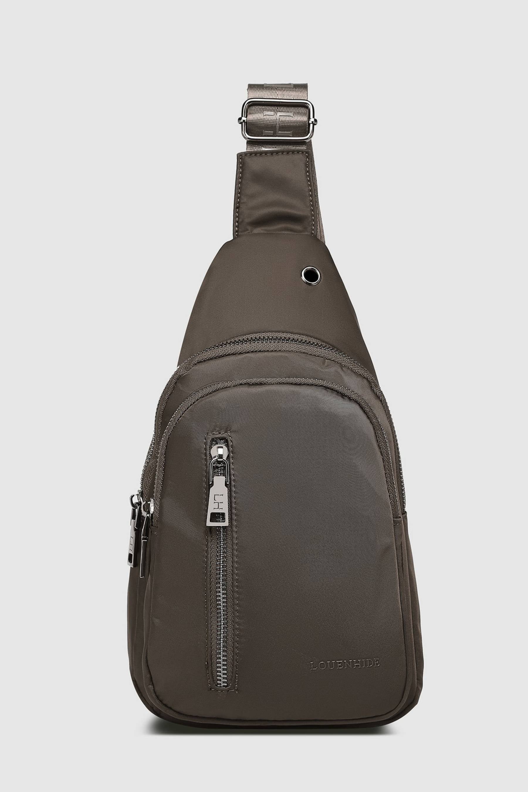Boyd Nylon Sling Bag | Chocolate