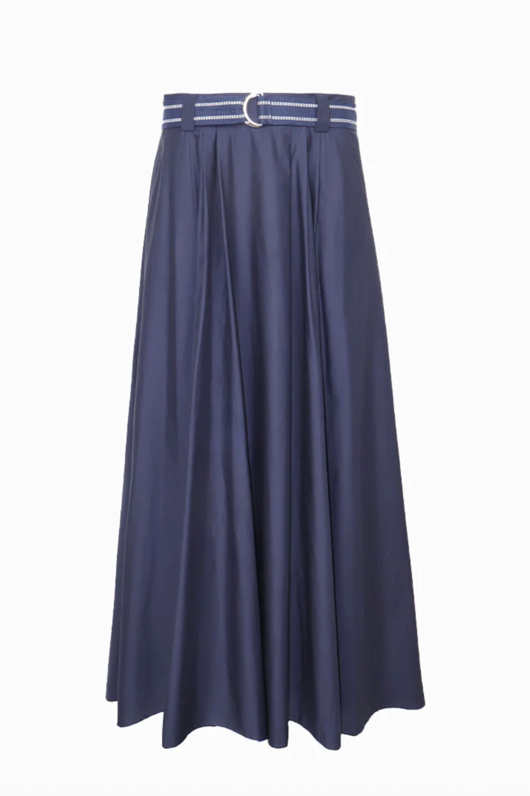 Kara Cotton Maxi Skirt | Navy