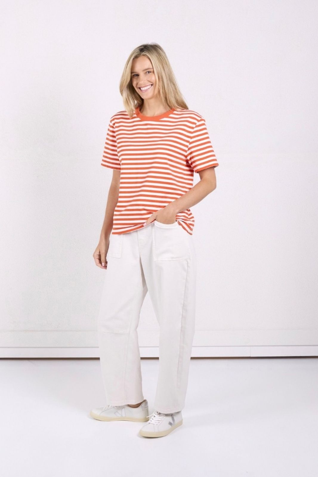 Carter Barrel Jean | Sand