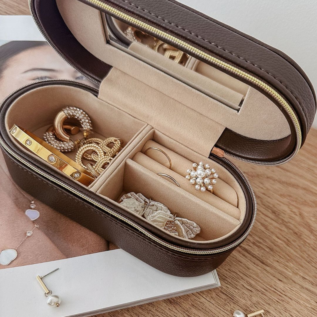 Charlee Jewellery Box | Chocolate