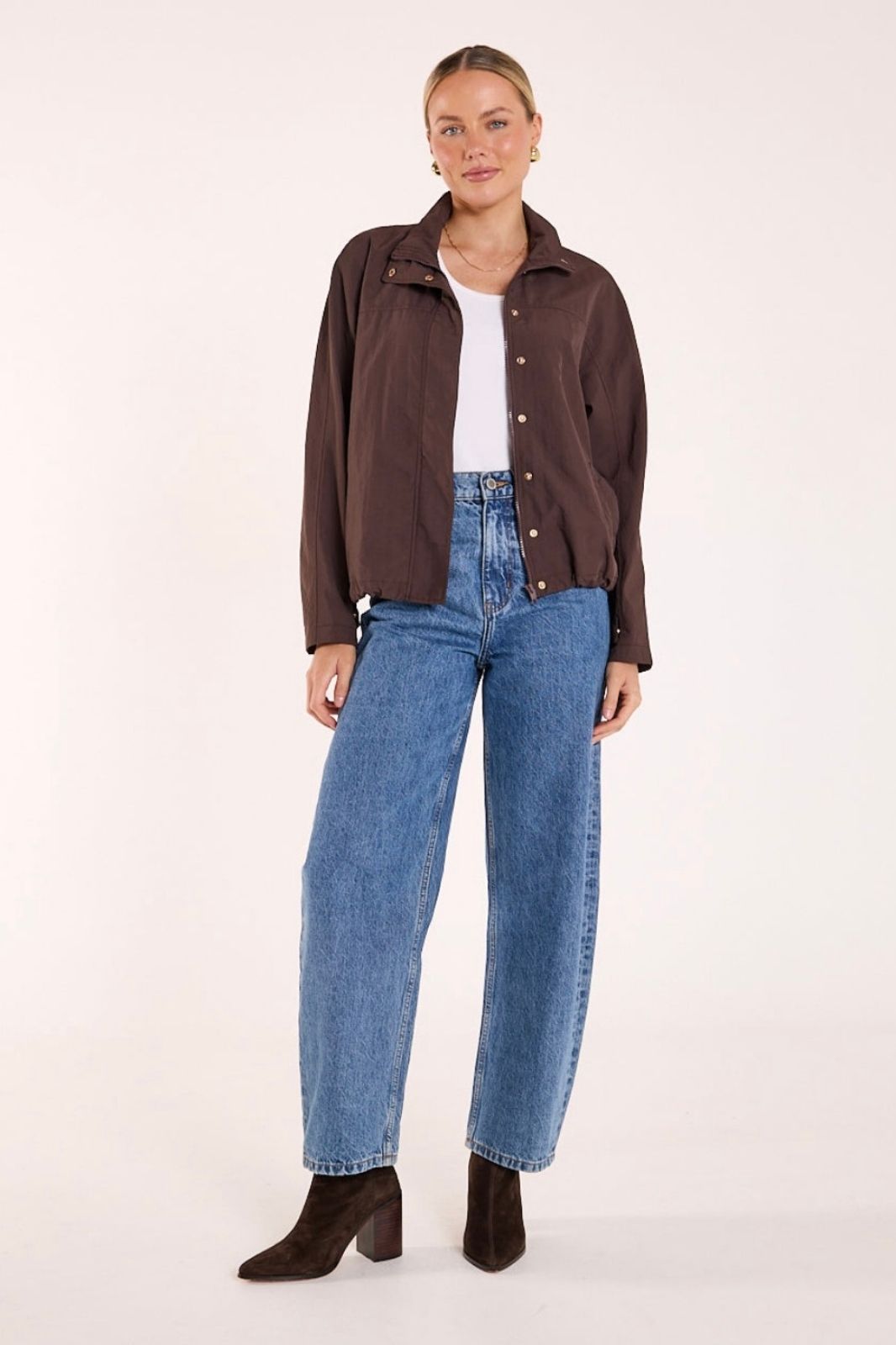 Blake Windbreaker | Chocolate