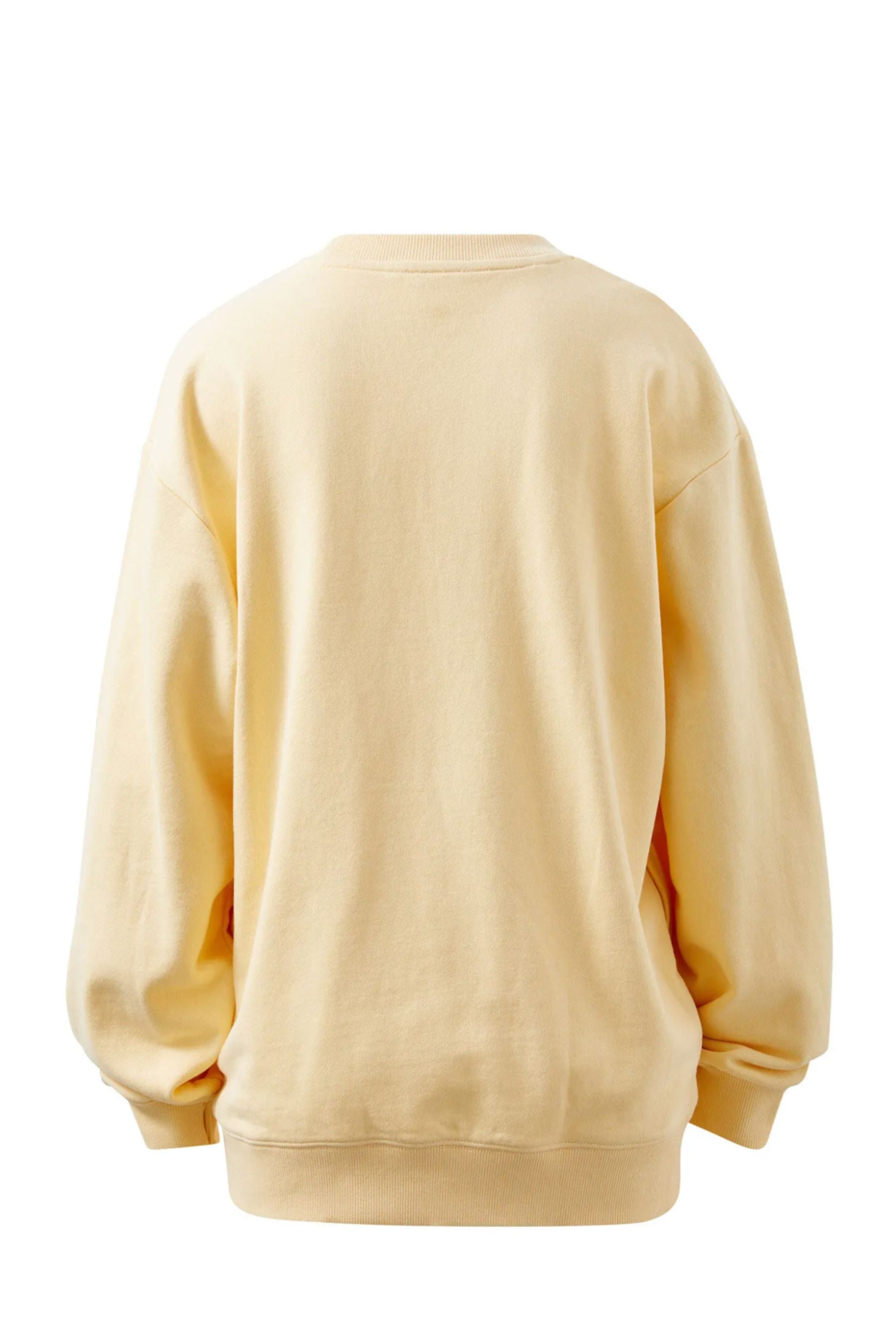 Isla Oversized Crew | Sunny Yellow