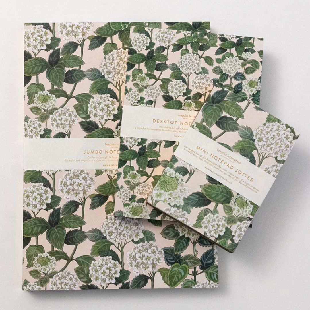 Hydrangea Notepad Mini Jotter