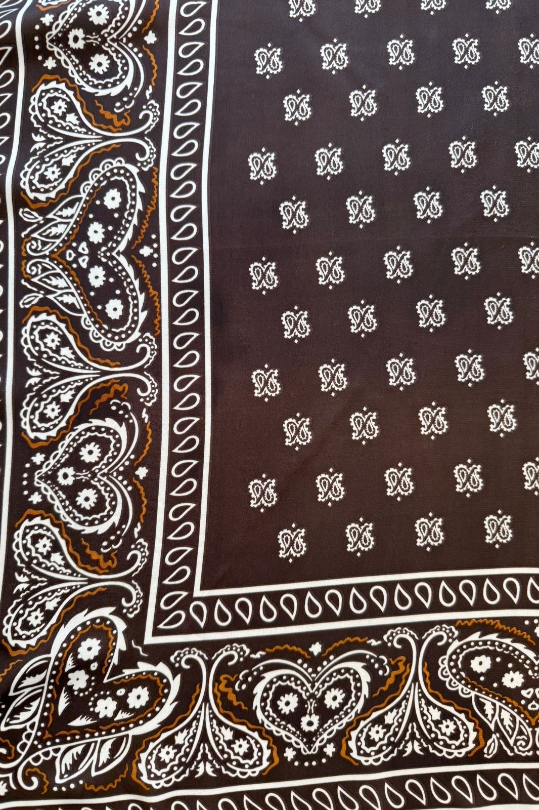 Scarf | Chocolate Bandana Print