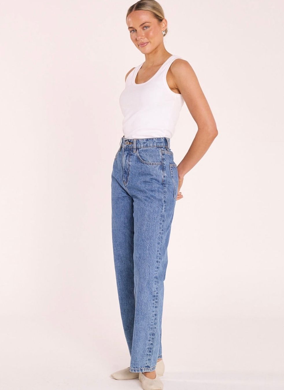 Lola Barrel Jean | Deep Blue