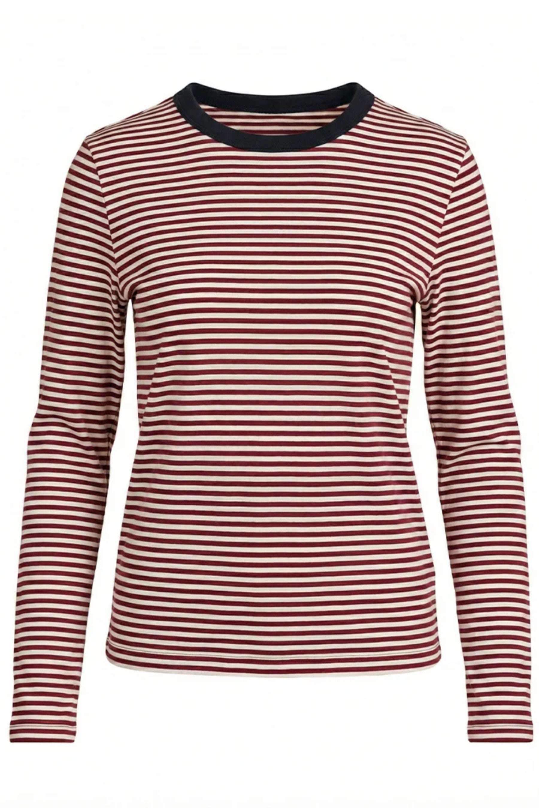 Paris Striped Long Sleeve Tee | Pinot