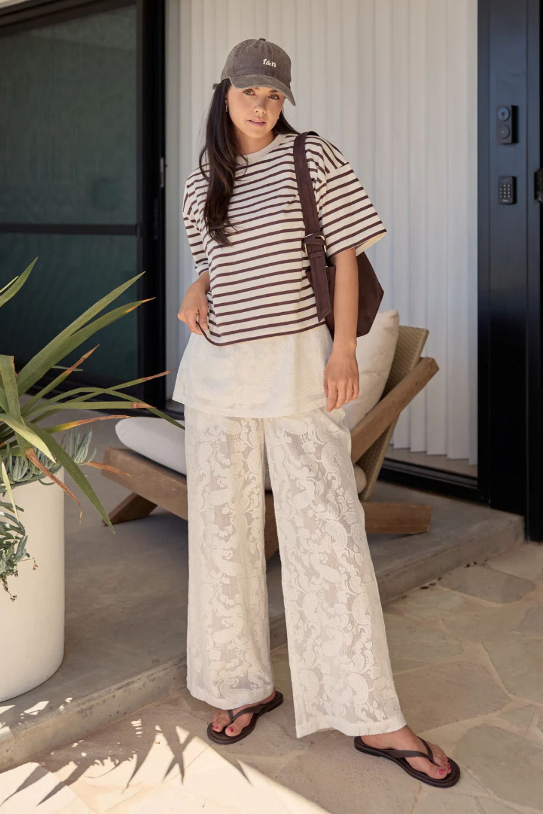 Valerie Pant | Cream Lace