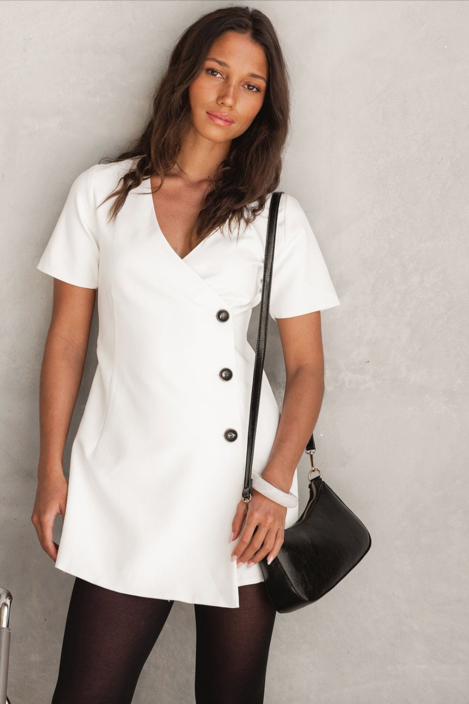 Jacqueline Shoulder Bag | Black Patent