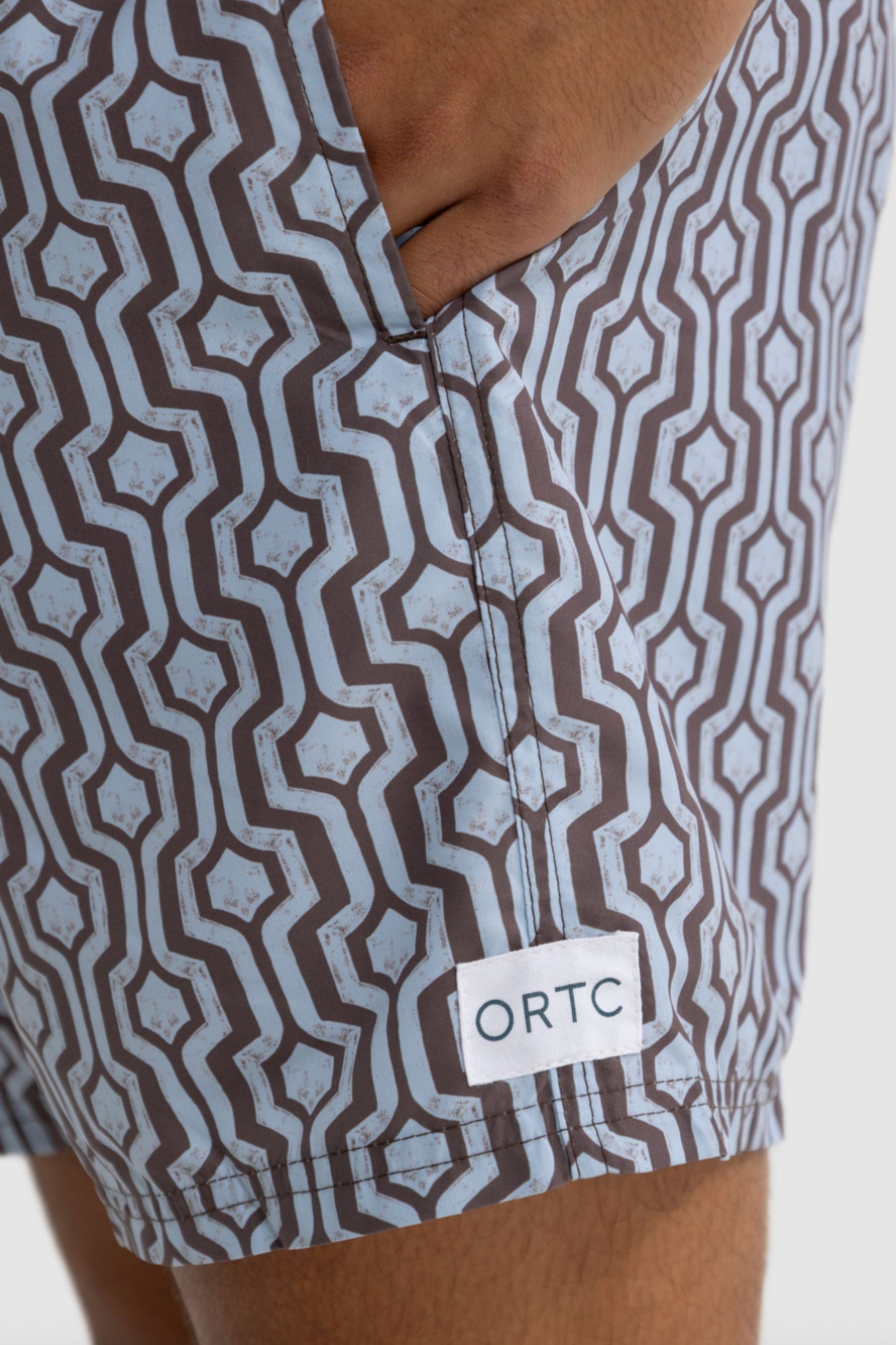 Santorini Swim Shorts | Bark &amp; Mist Blue