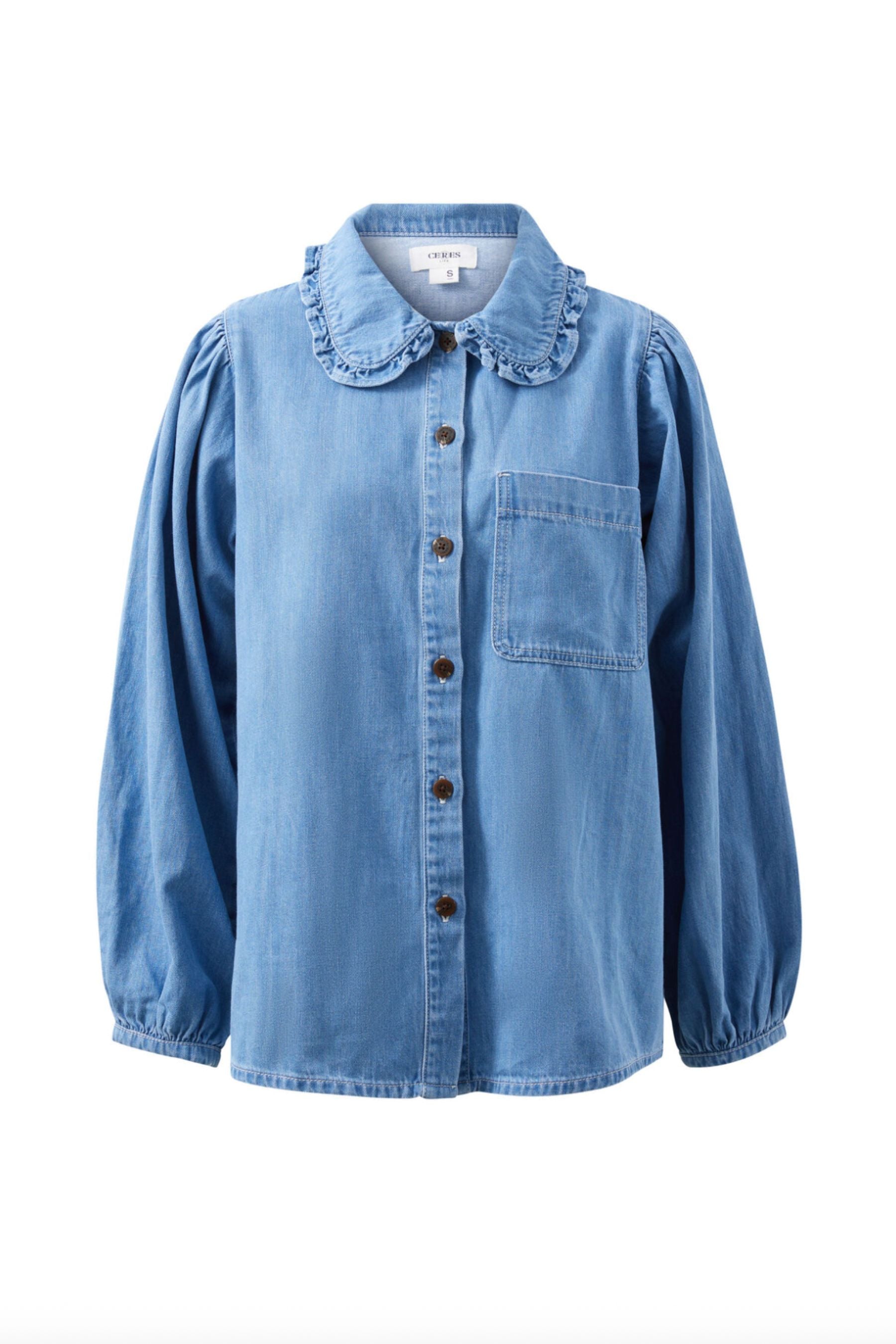 Savannah Denim Shirt | Vintage Blue