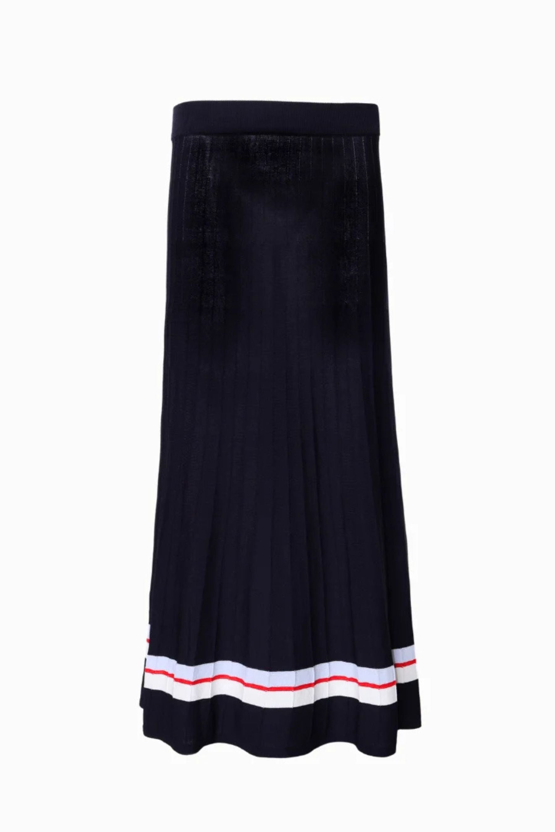 Sunray Knit Skirt | Navy