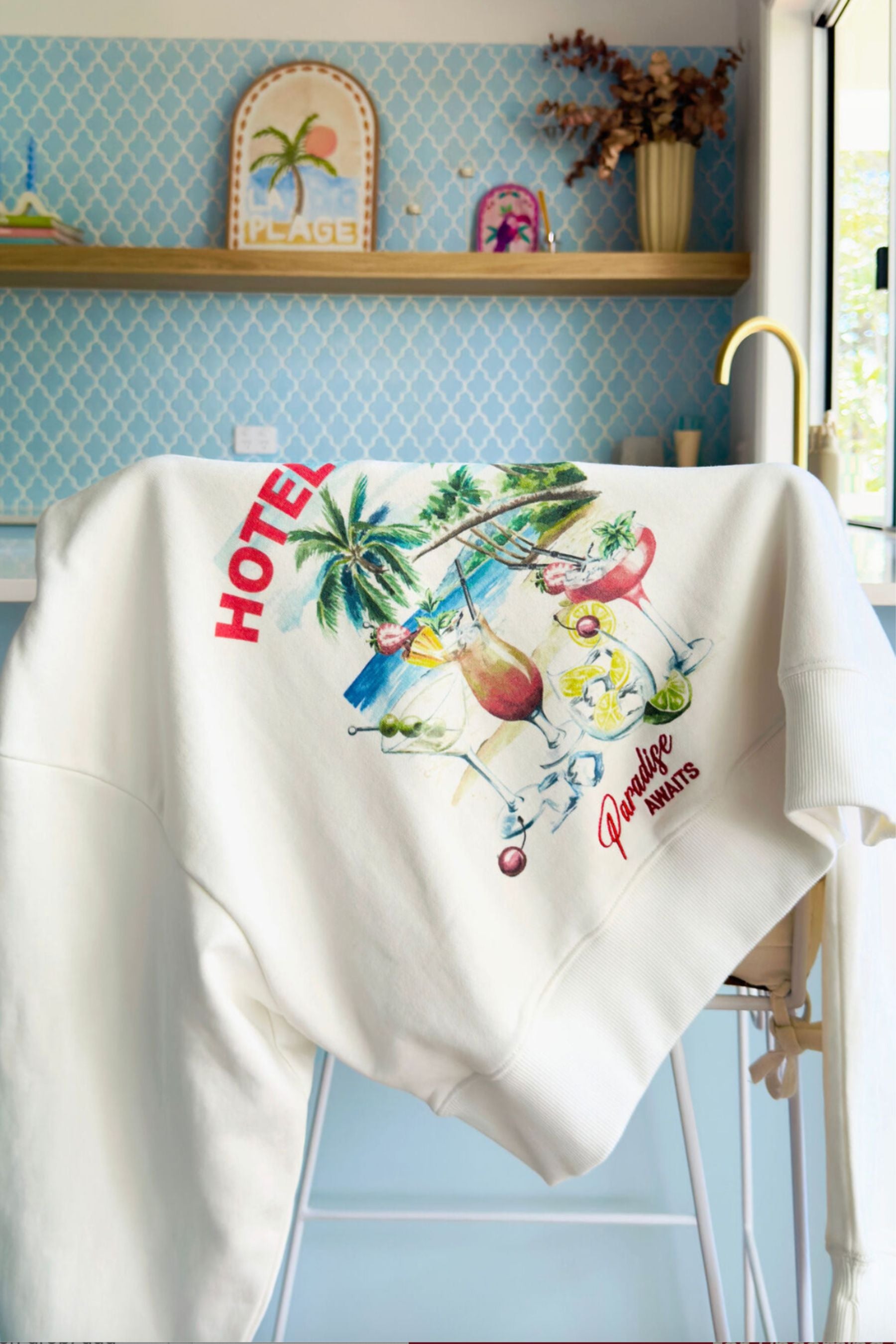 Slouchy Crew | Hotel Ceres Print