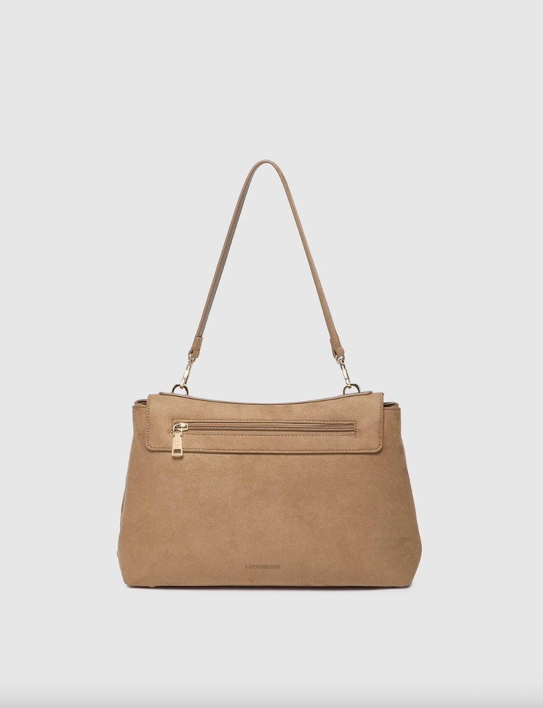 Arden Suedette Shoulder Bag | Honey