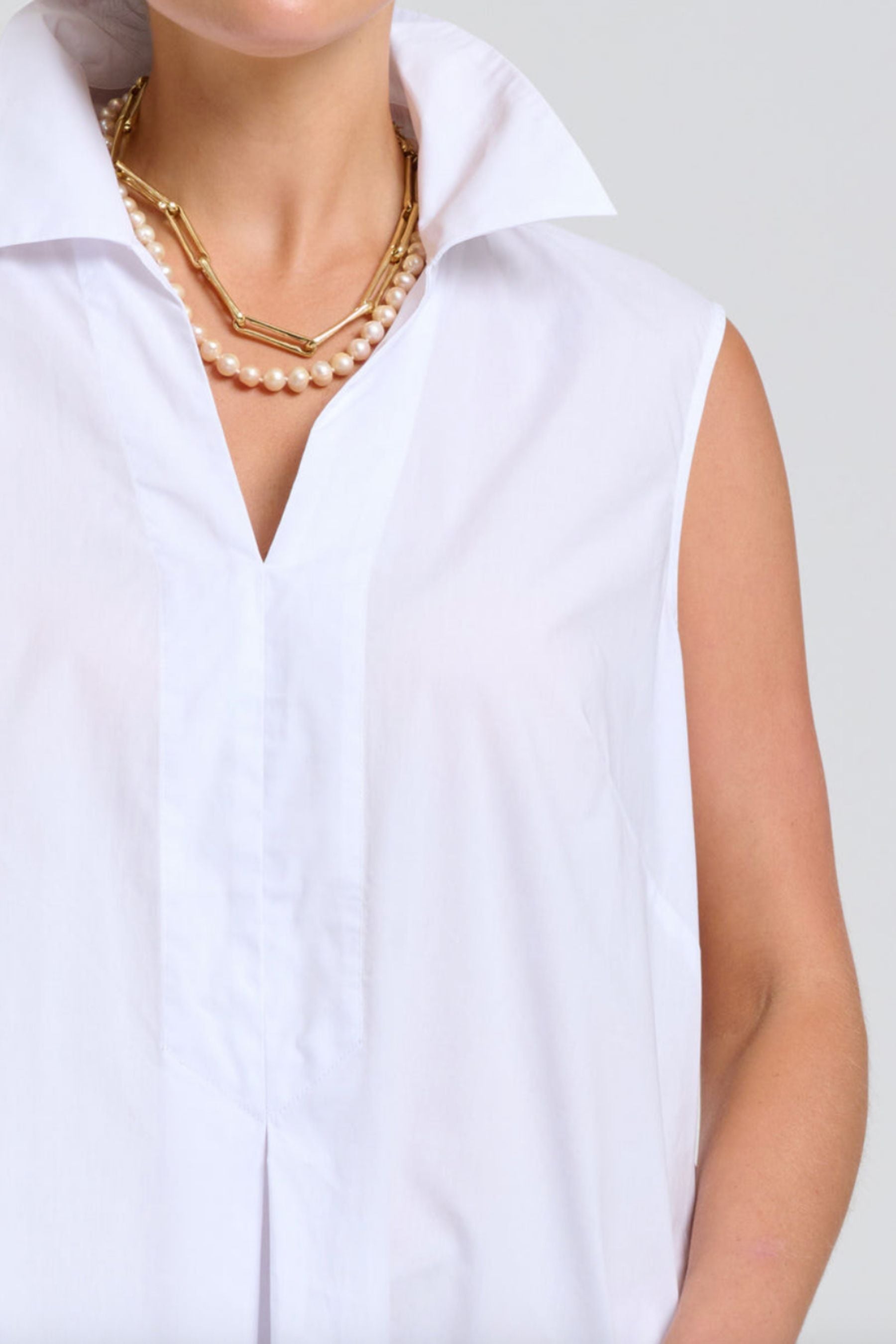 The Freya Shirt Dress | White