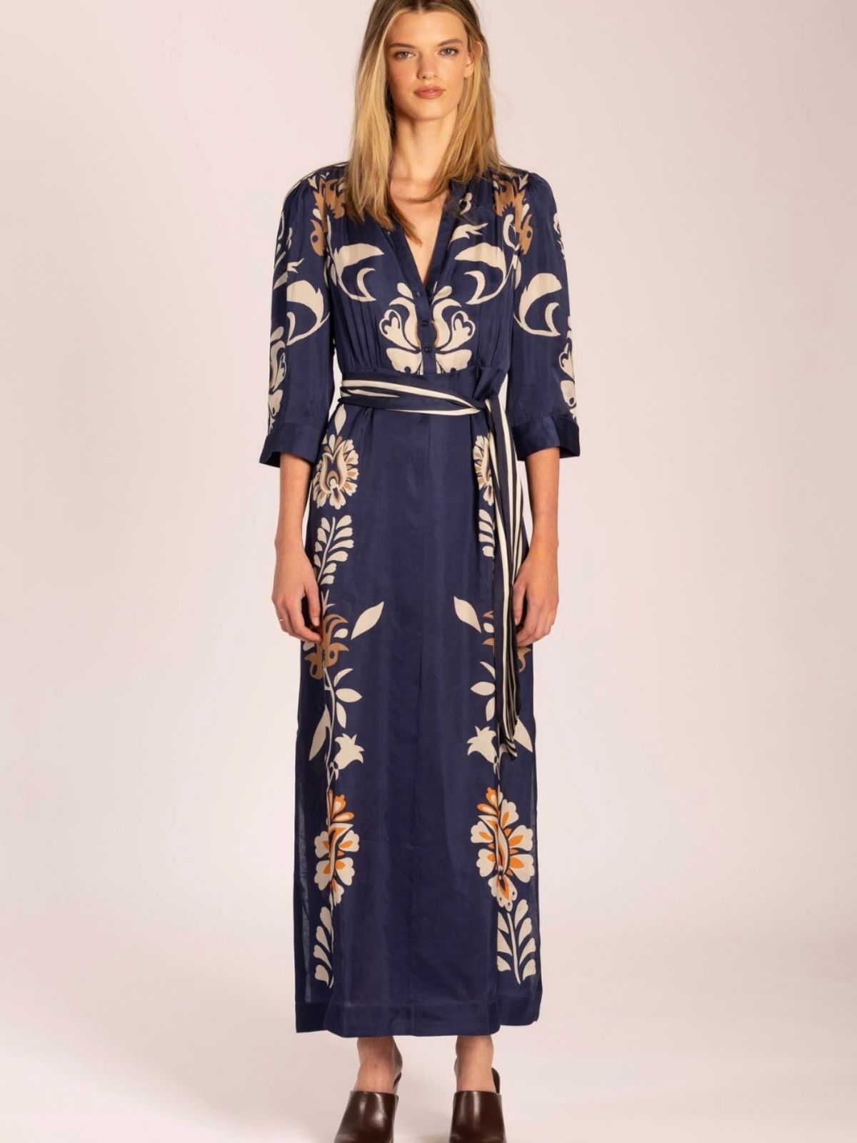 Mary Dress | Navy