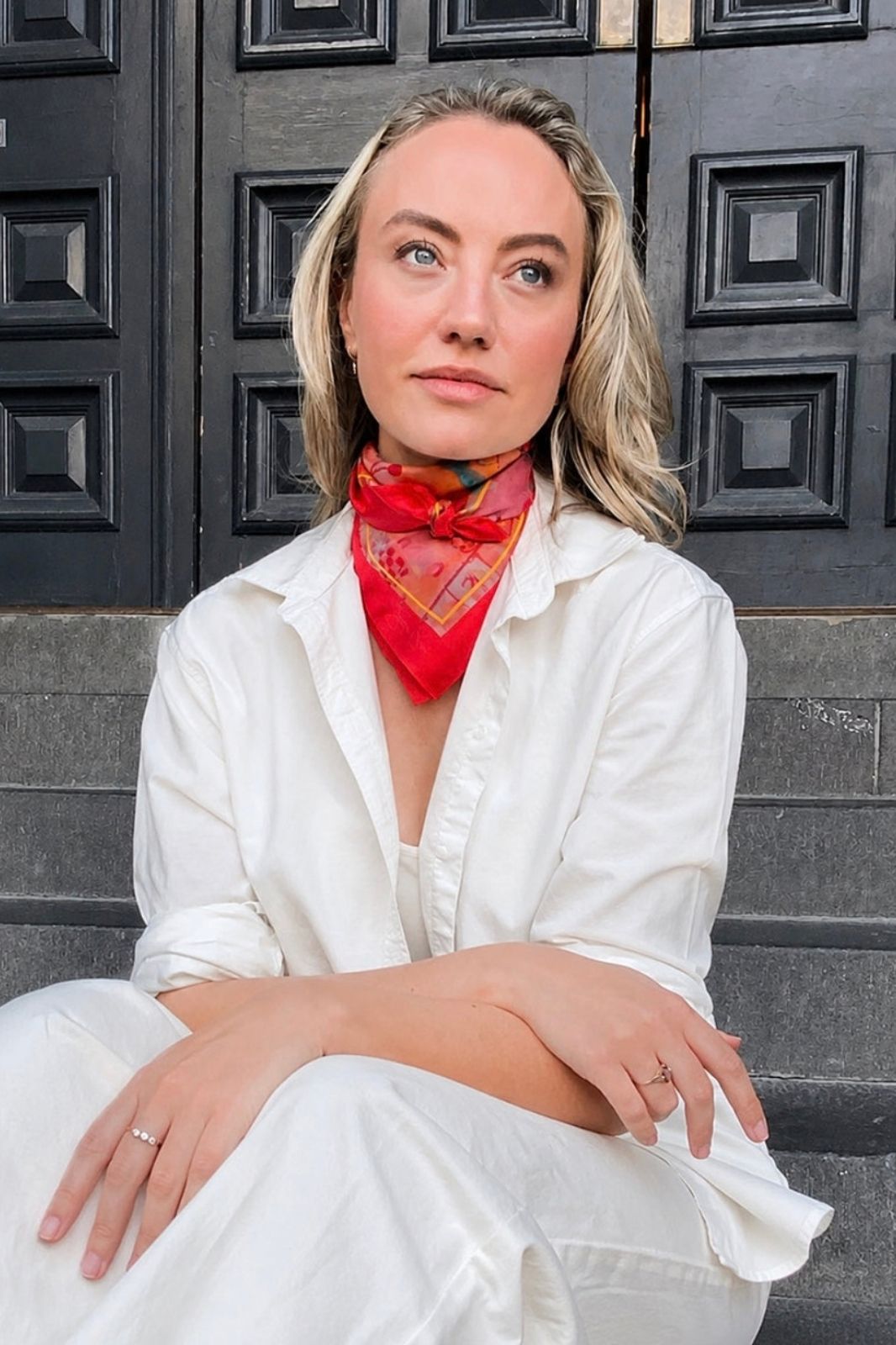 Jackie Green x DH The Scarlett Petite Silk Scarf