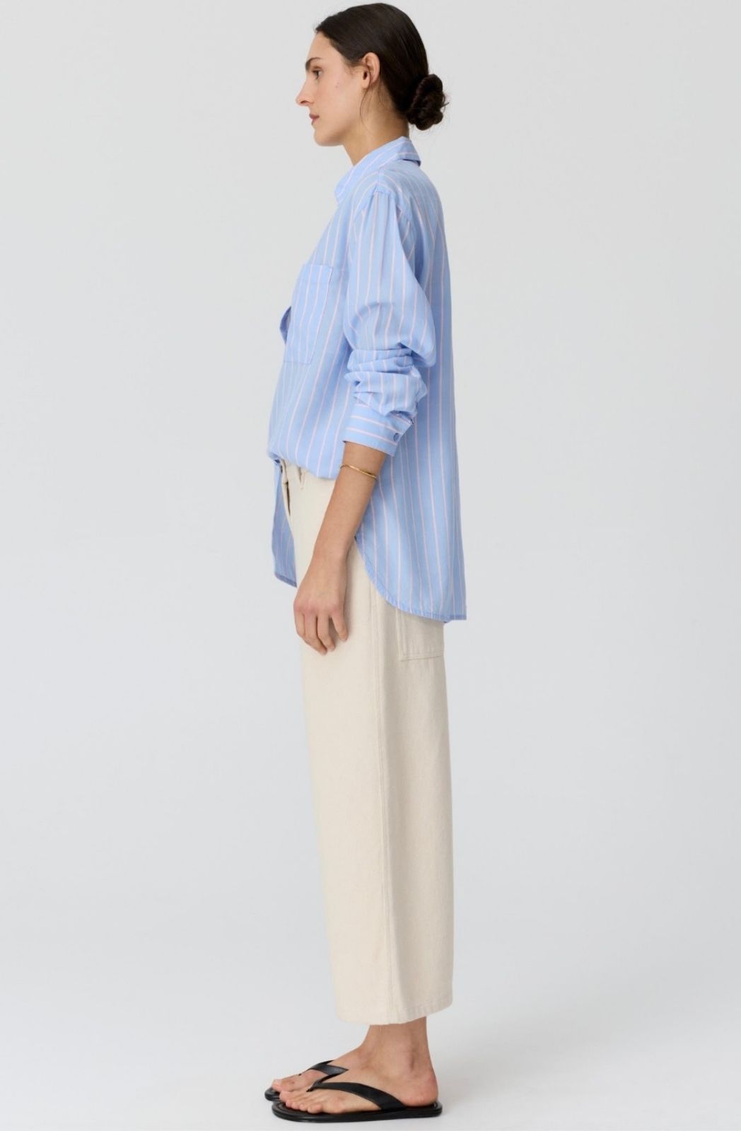 Aubin LS Shirt | Blue/Pink