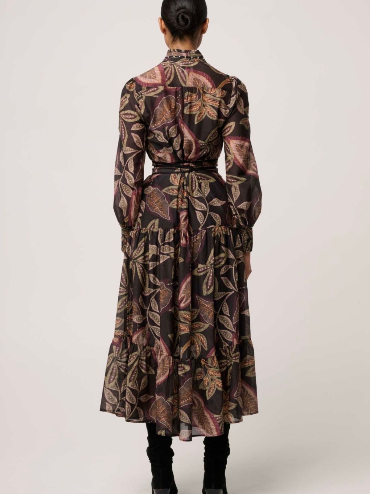 Wanderlust Pearl Embellished Maxi Dress | Dark Tropique