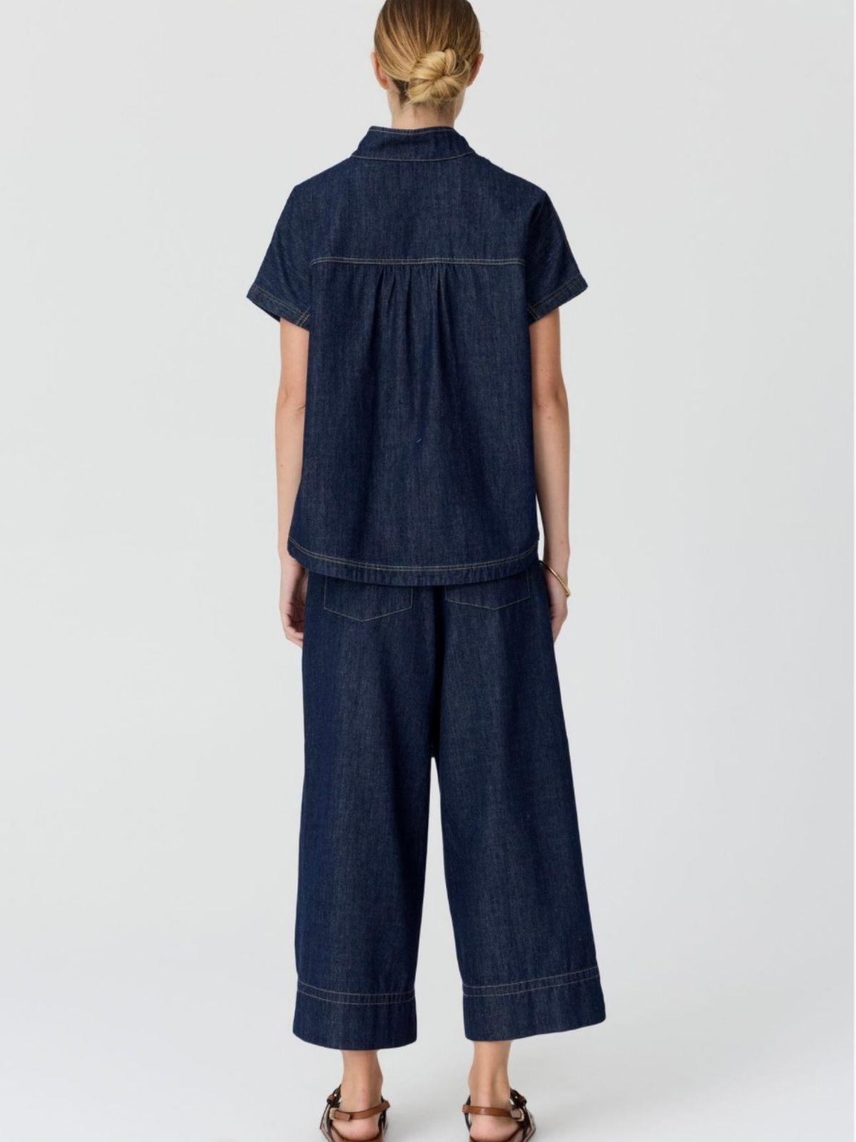 Anise Crop Pant | Denim