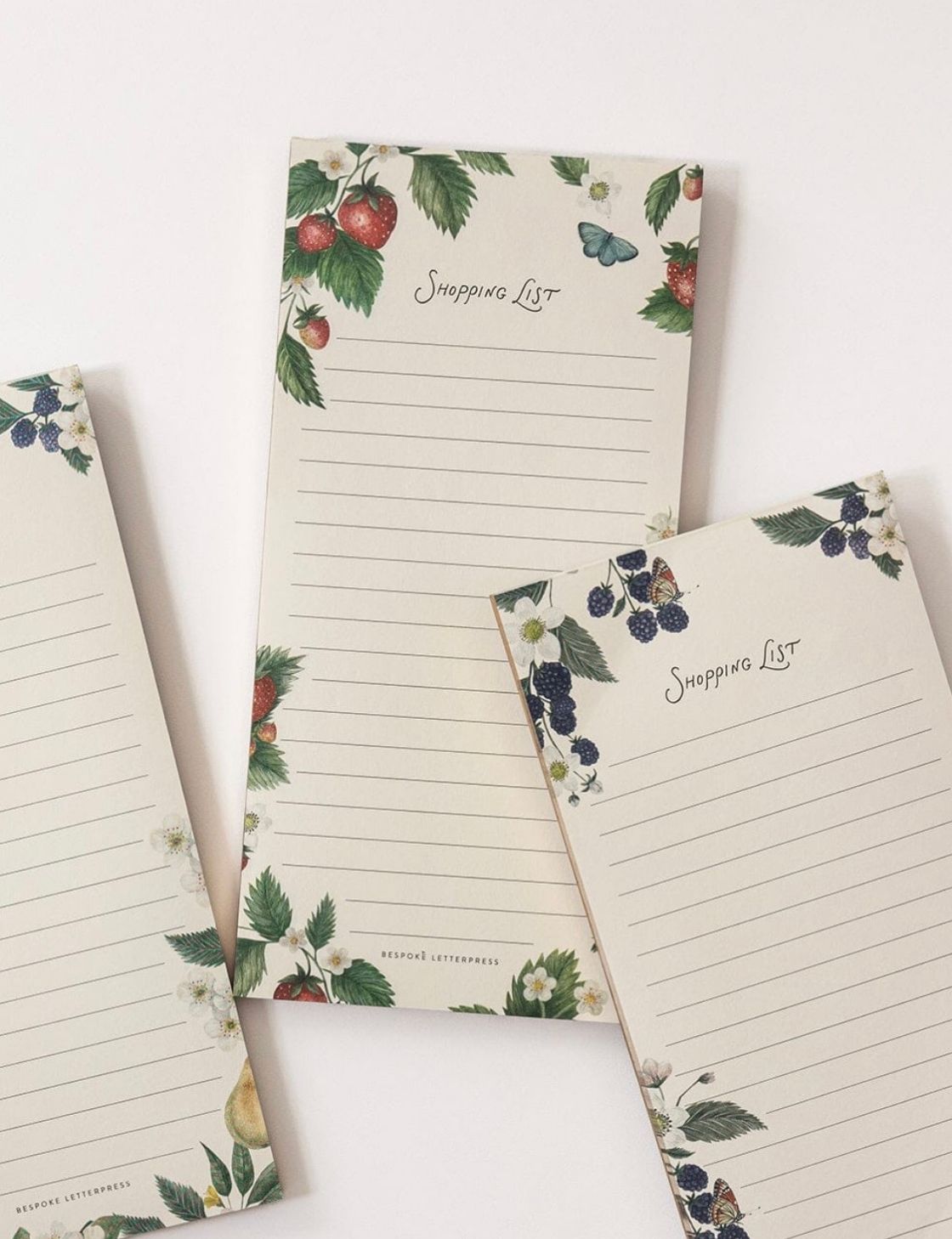 Shopping List DL Notepad| Strawberries
