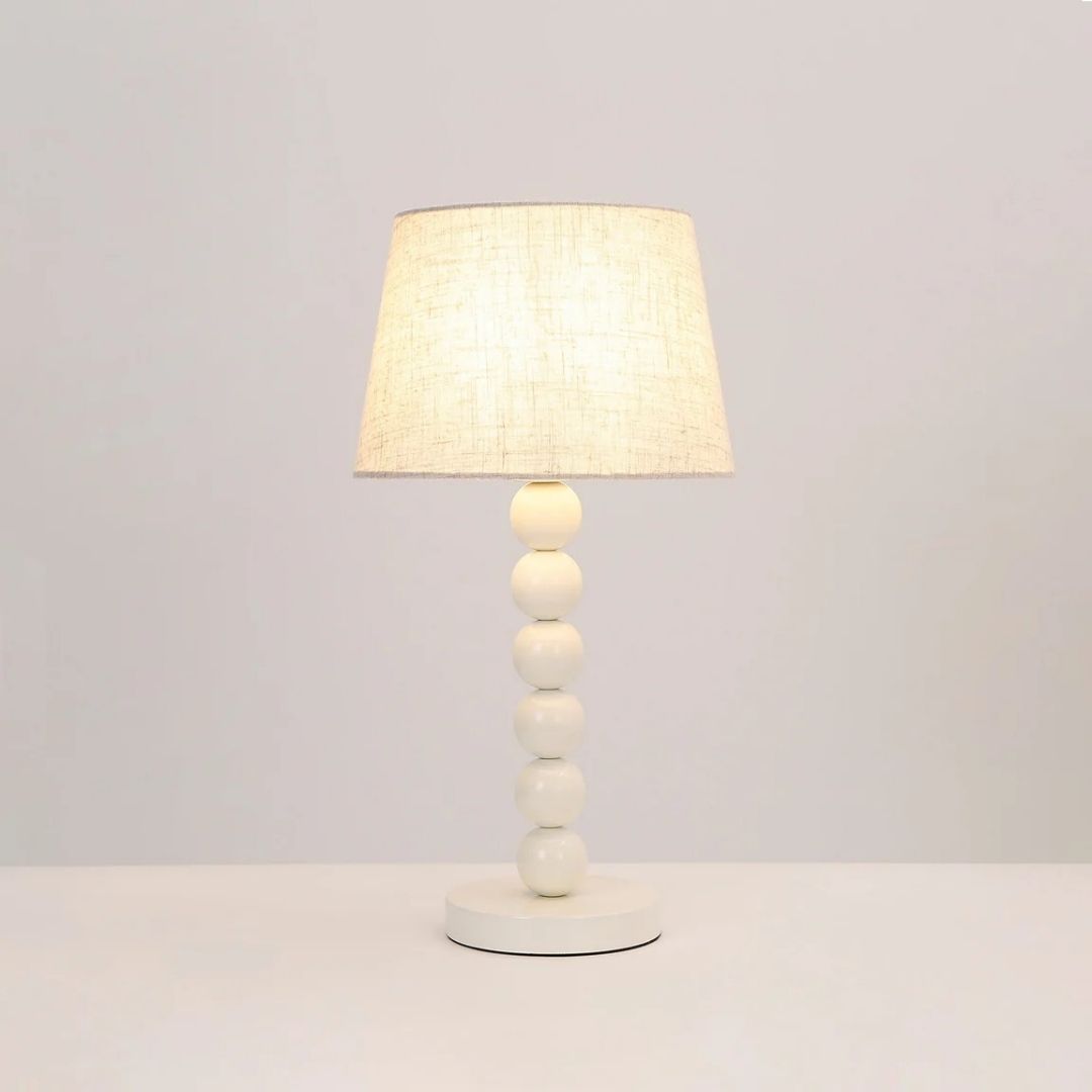 Pearl Ball Table Lamp | Whisper White