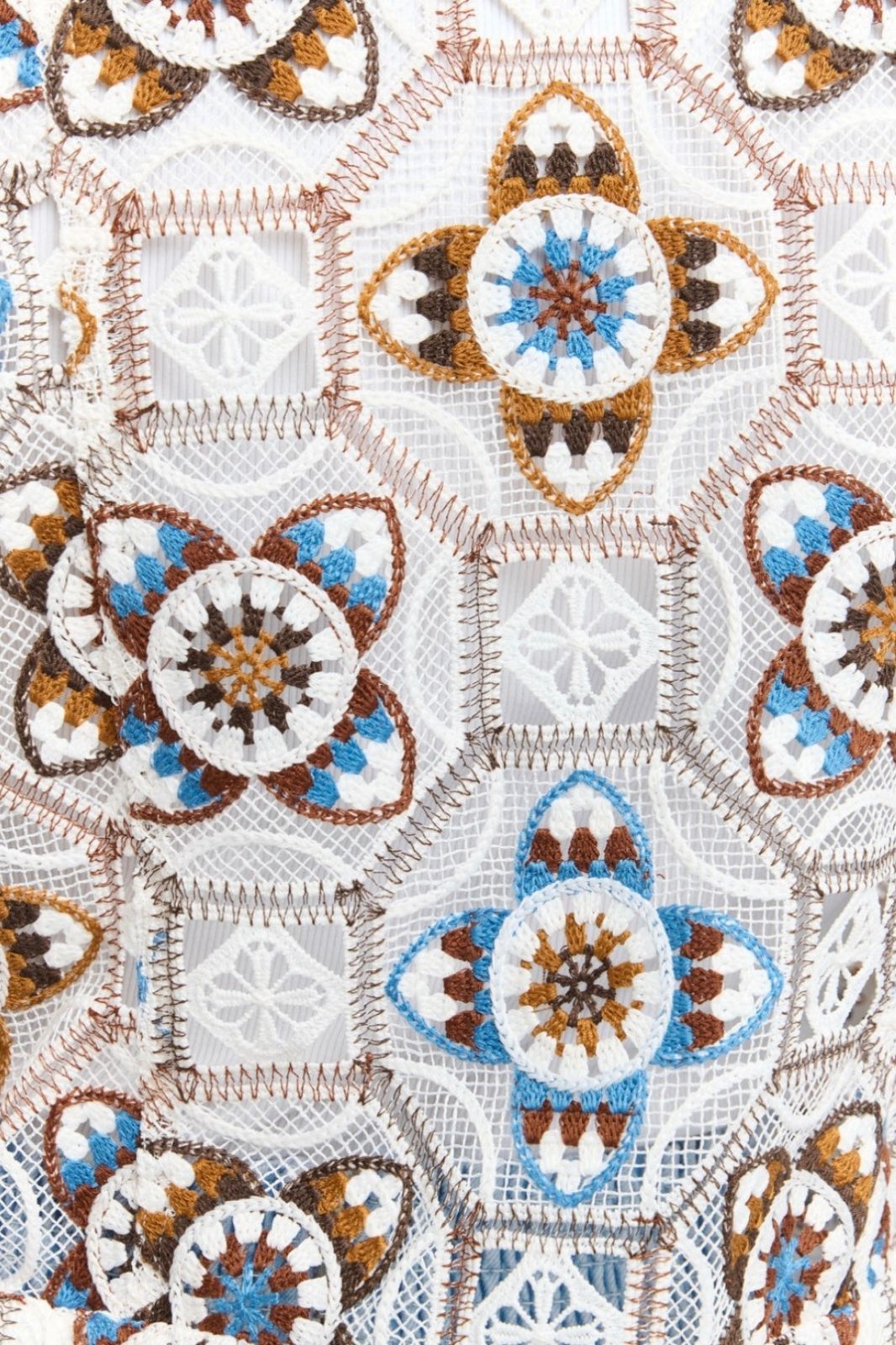 Joni Crochet Jacket | White