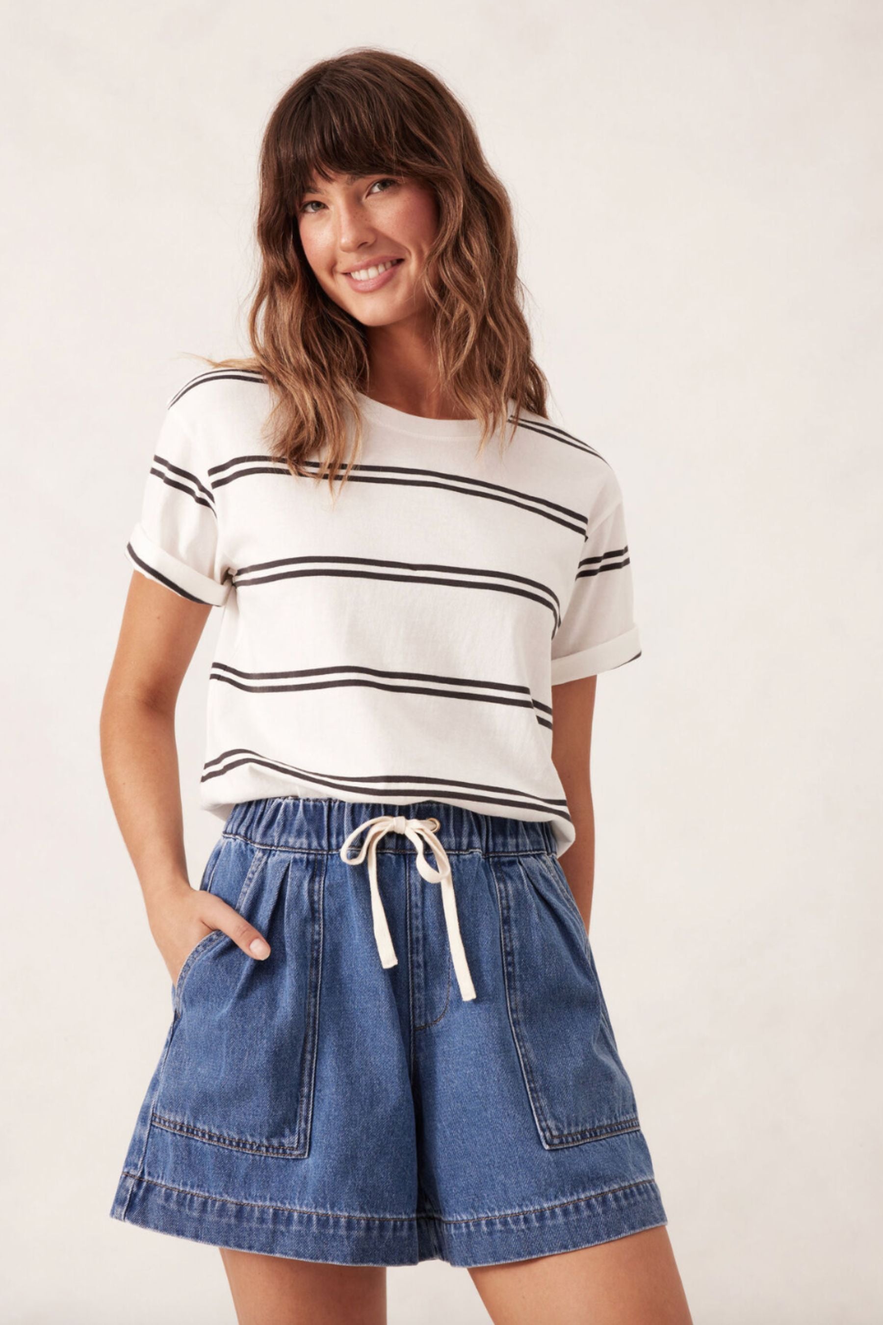 Darcy Relaxed Everyday Short | Washed Indigo