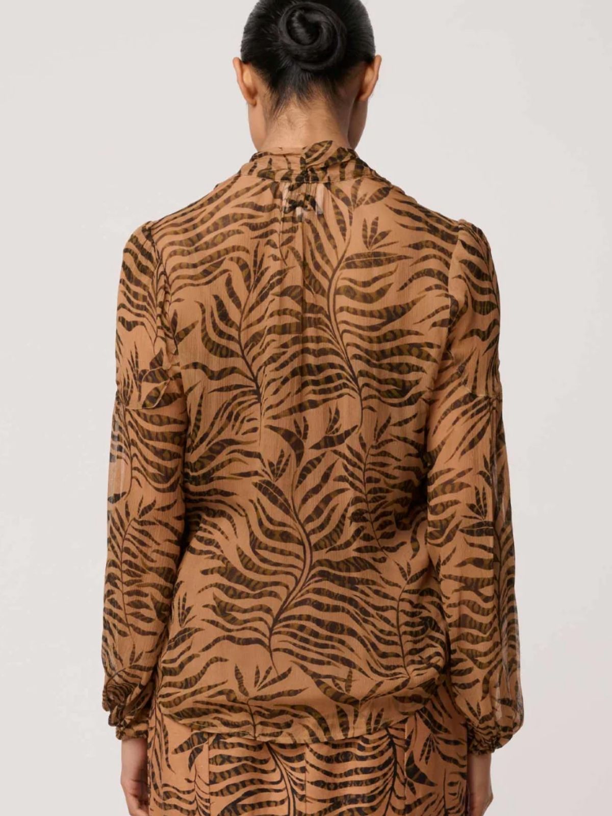 Camille Sheer Viscose Blouse | Exotica