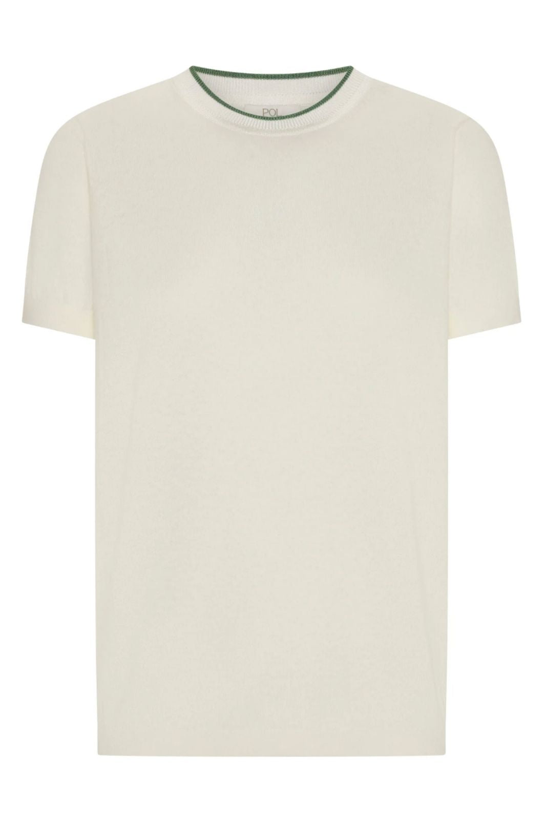 Dillon Tee With Tipping | Chalk/Fern