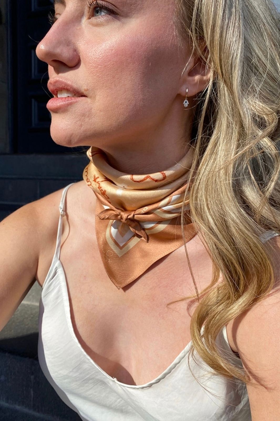 Jackie Green x DH The Love Petite Silk Scarf