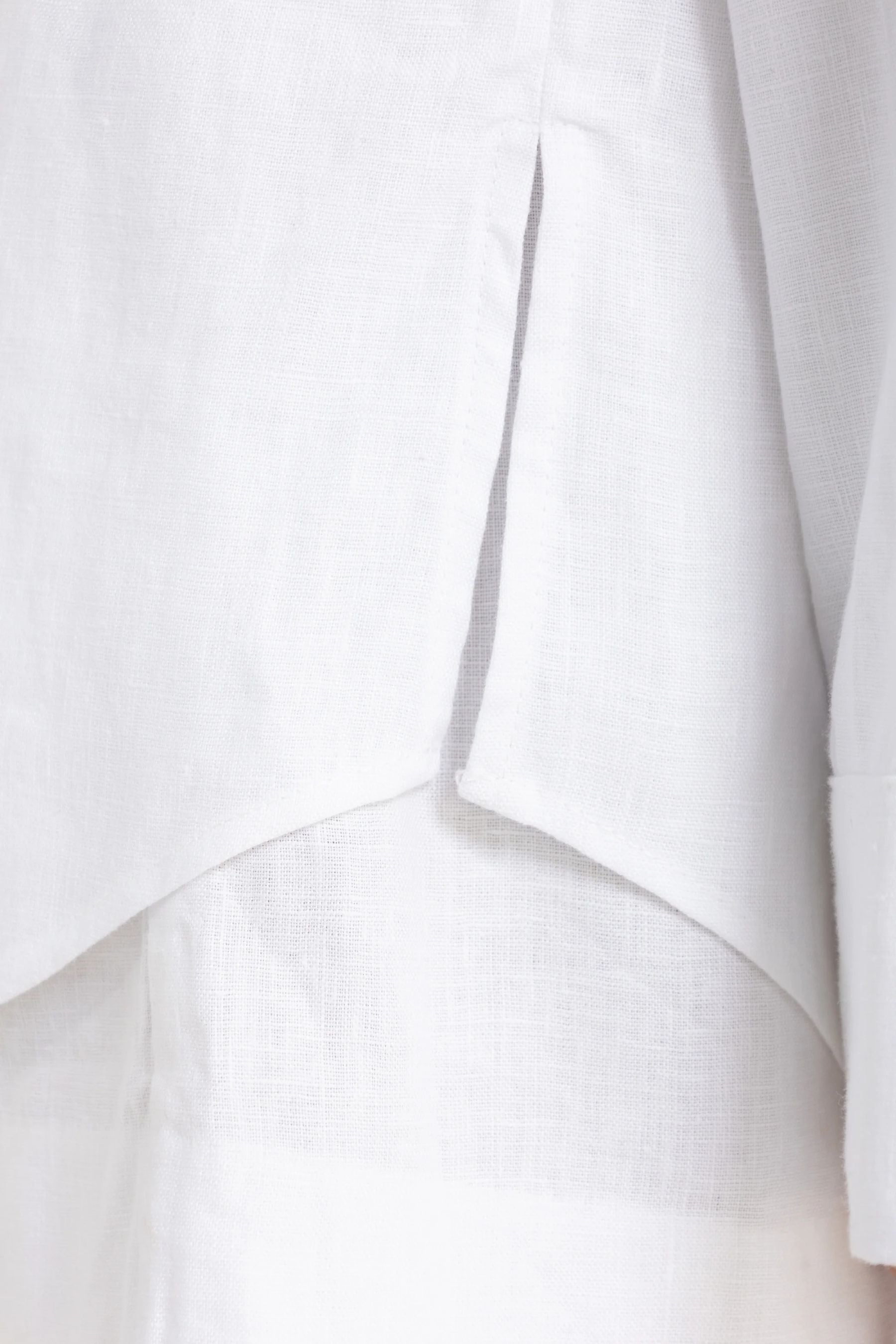 Luna Linen Shirt | White