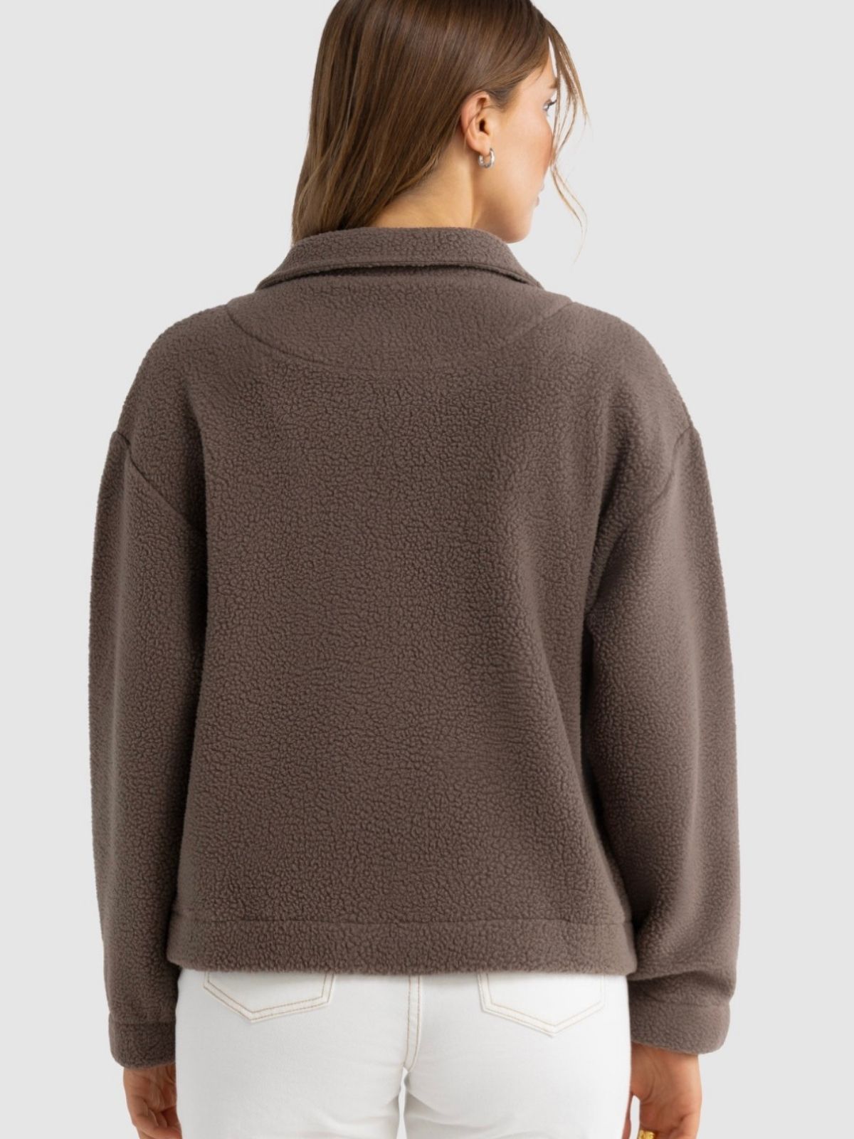 Georgia Sherpa Jacket | Espresso