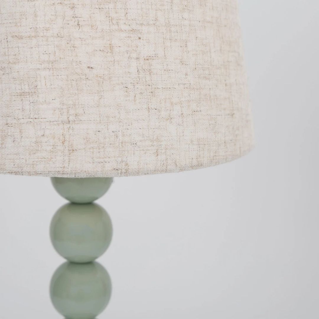 Pearl Ball Table Lamp | Sage