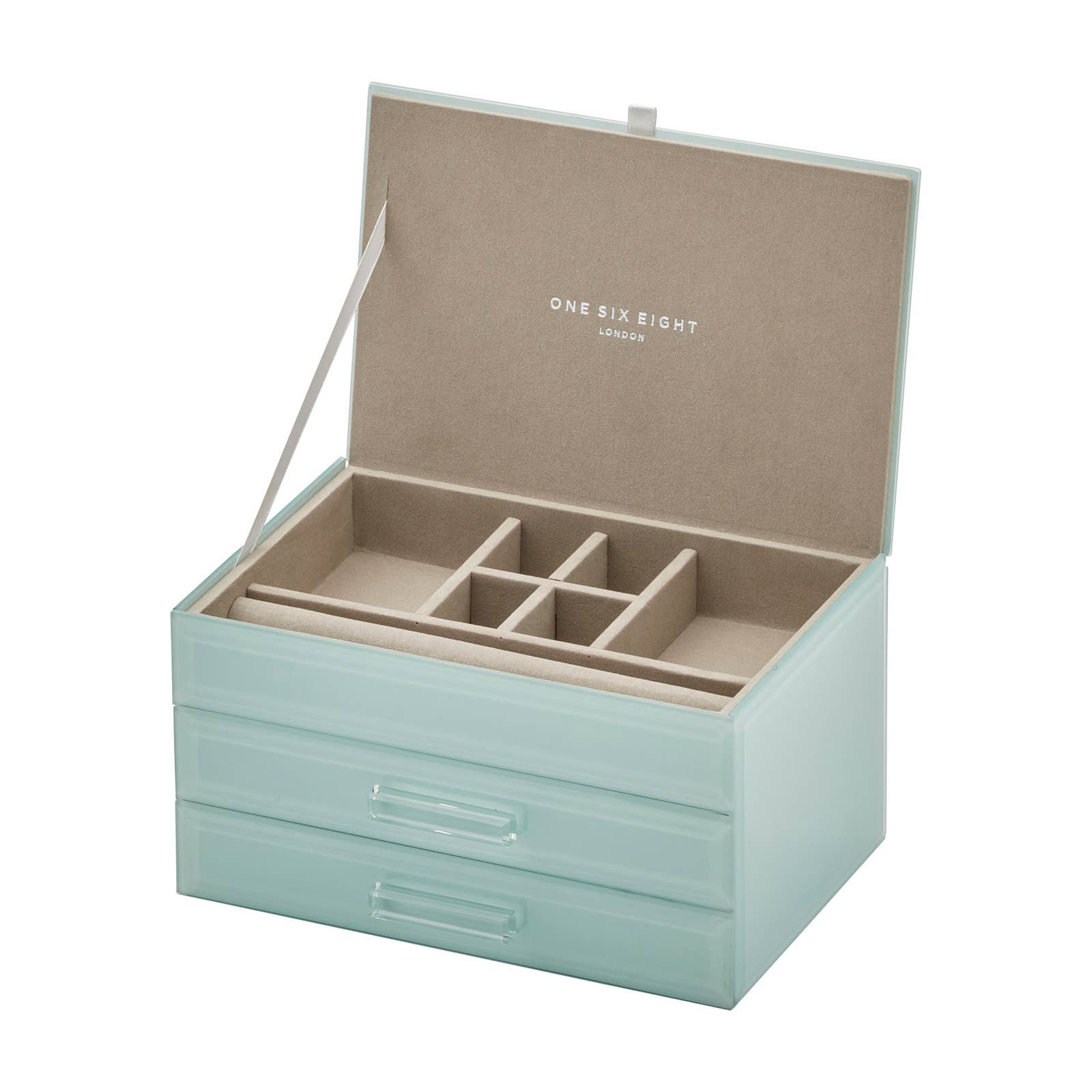 Gabriella Mint Medium Jewellery Box