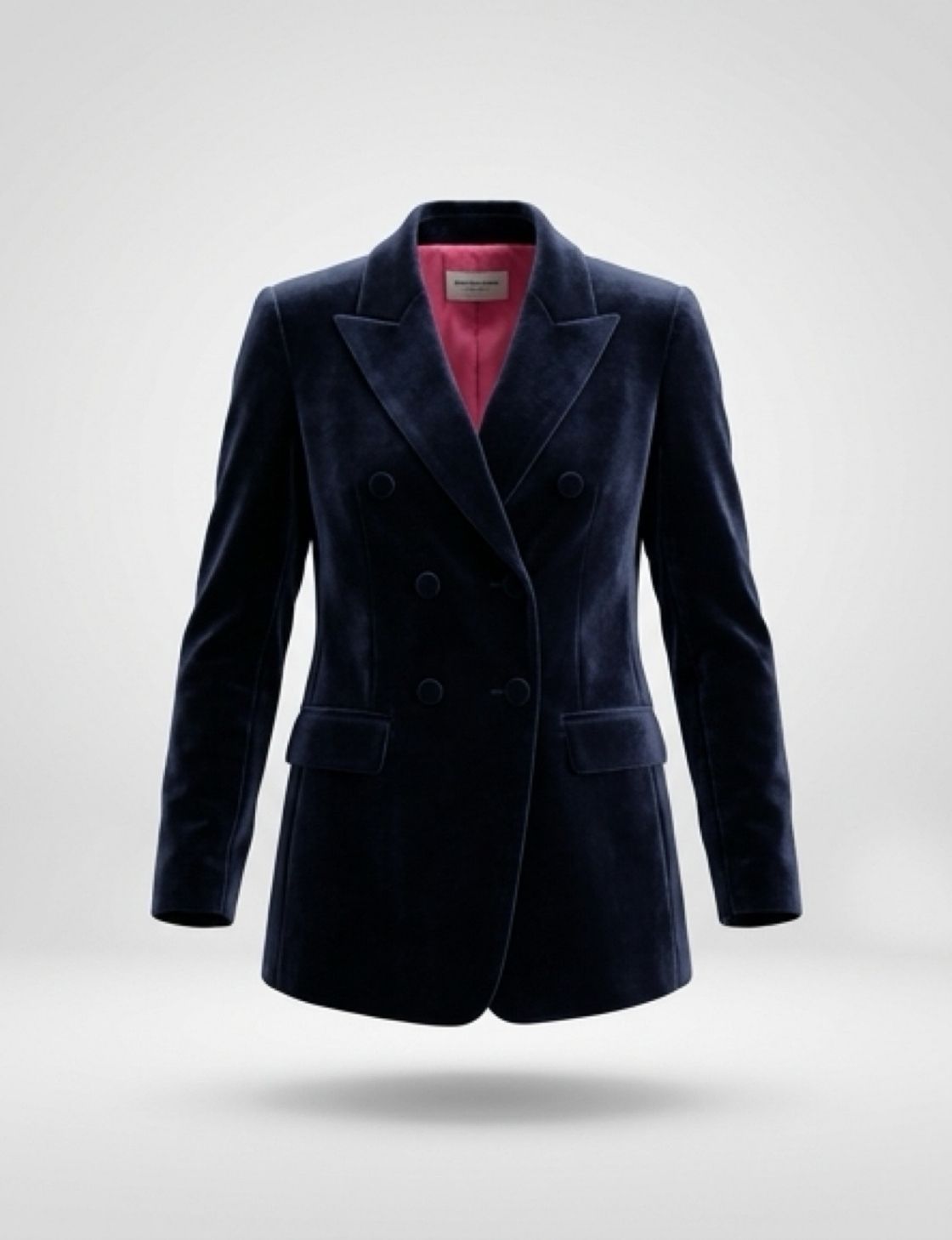 Velvet Blazer | Navy
