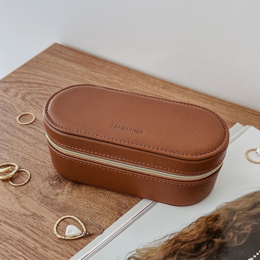 Charlee Jewellery Box | Tan